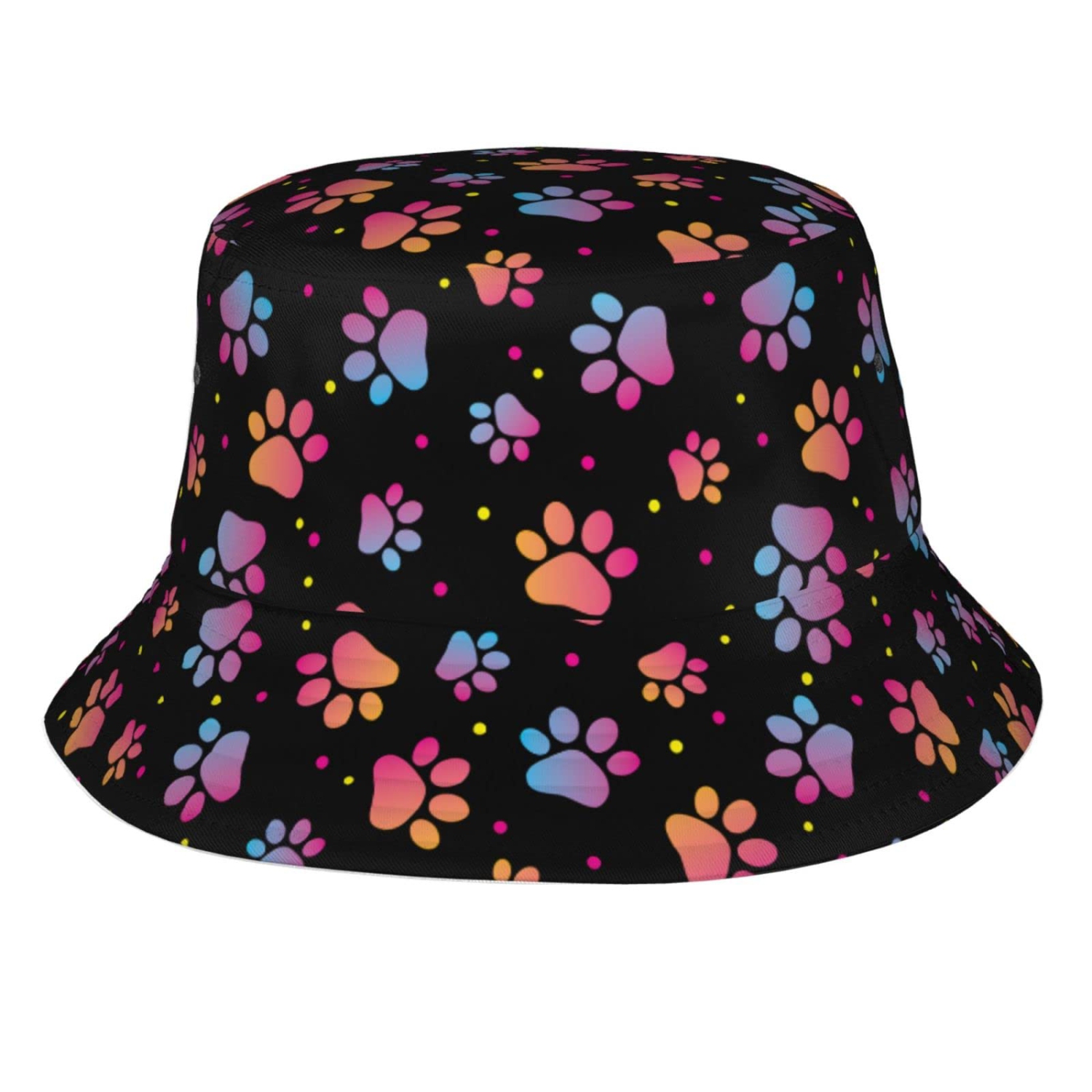 Pink Paw Bucket Hat for Men Women, Funny Summer Beach Fishing Hat, Packable  Outdoor Sun Fisherman Hat at  Women's Clothing store