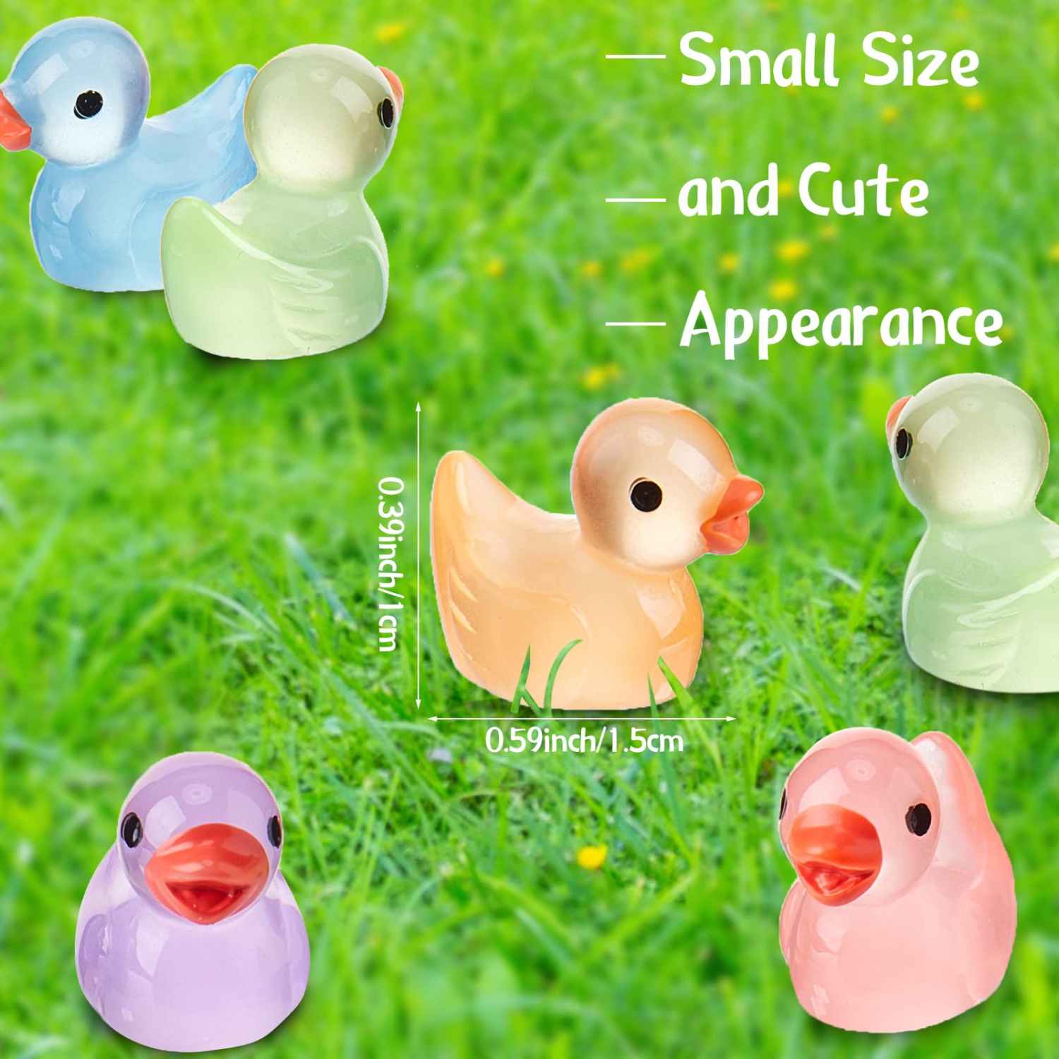 Mini Resin Ducks, Tiny Ducks Miniature Figures