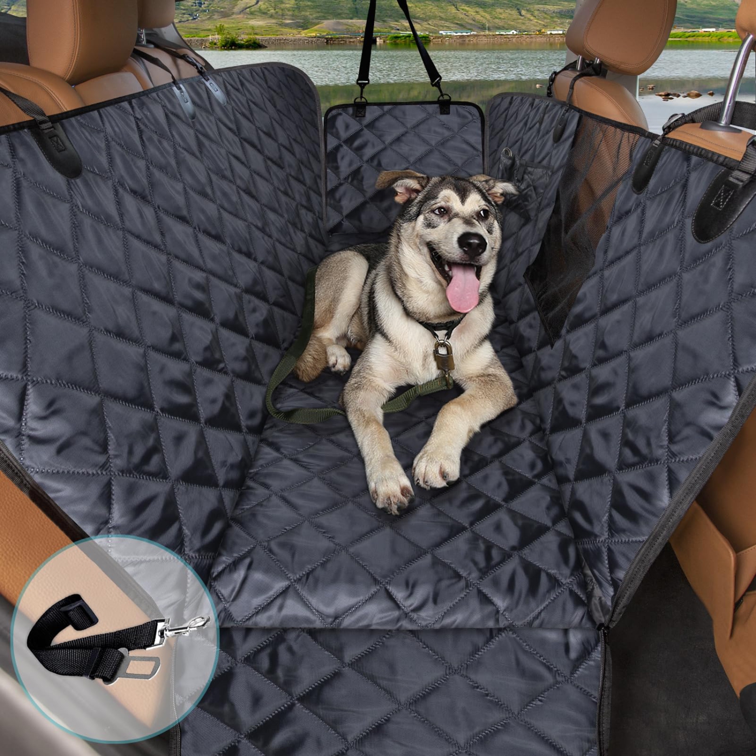 Dog car outlet hammock halfords