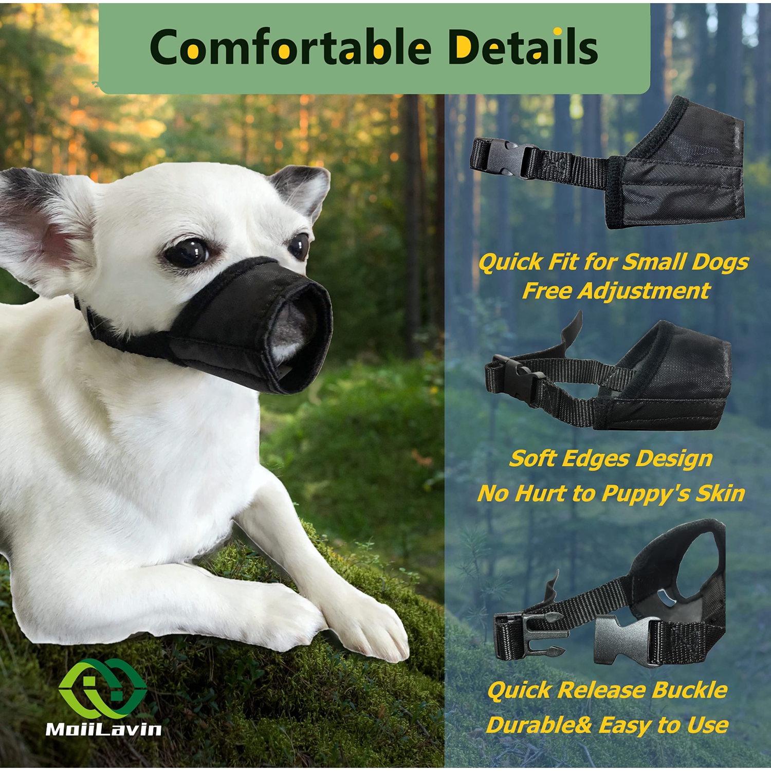 Little deals dog muzzle