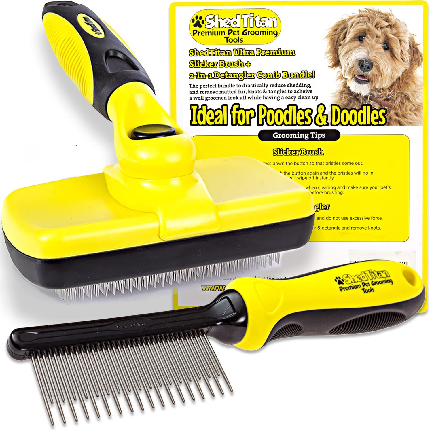 Poodle dematting outlet brush