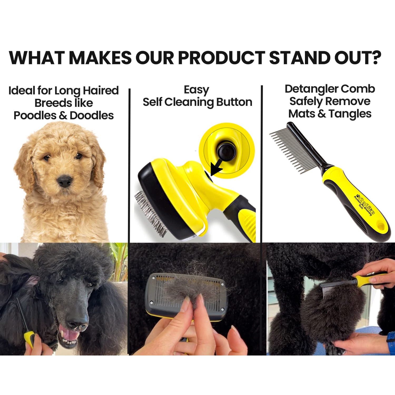 Dog detangler outlet comb