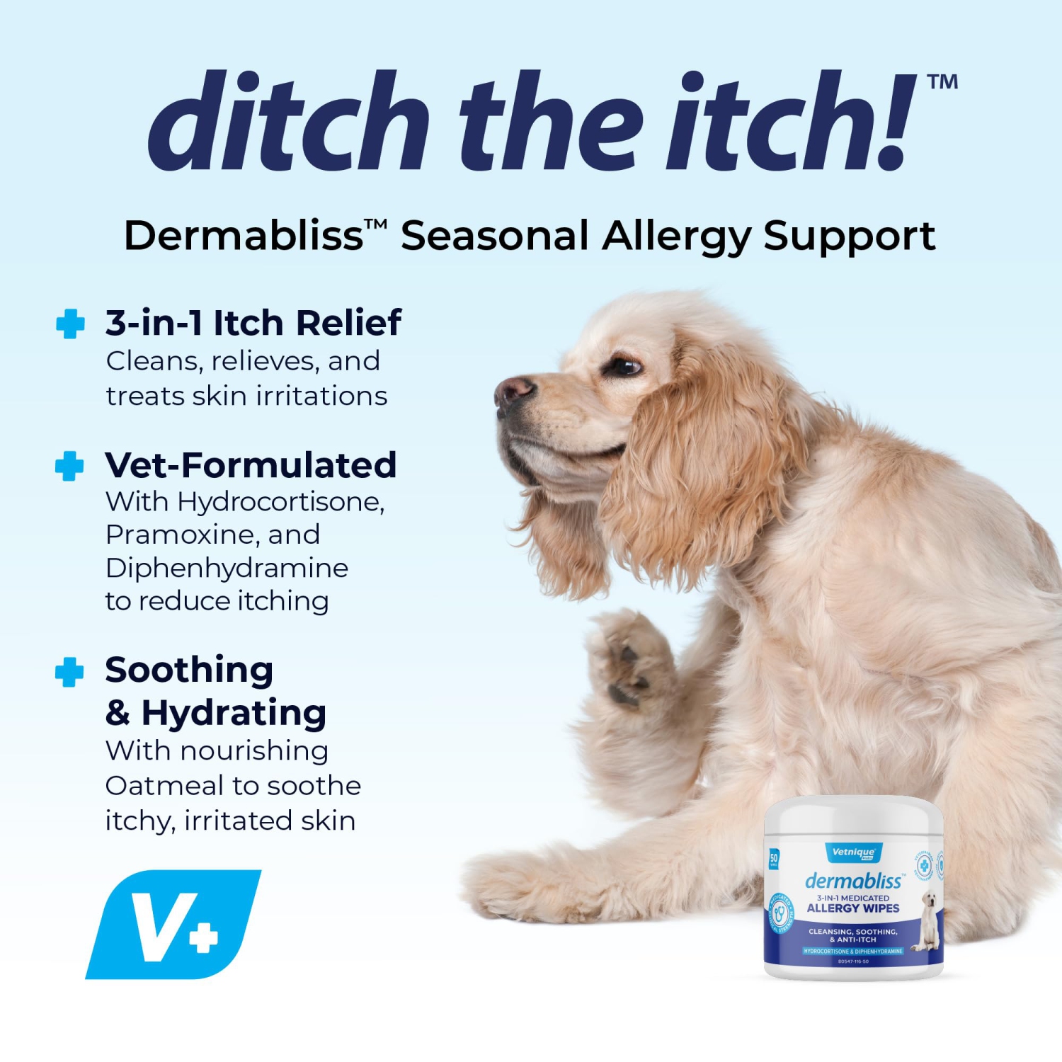 Dog allergy shop relief wipes