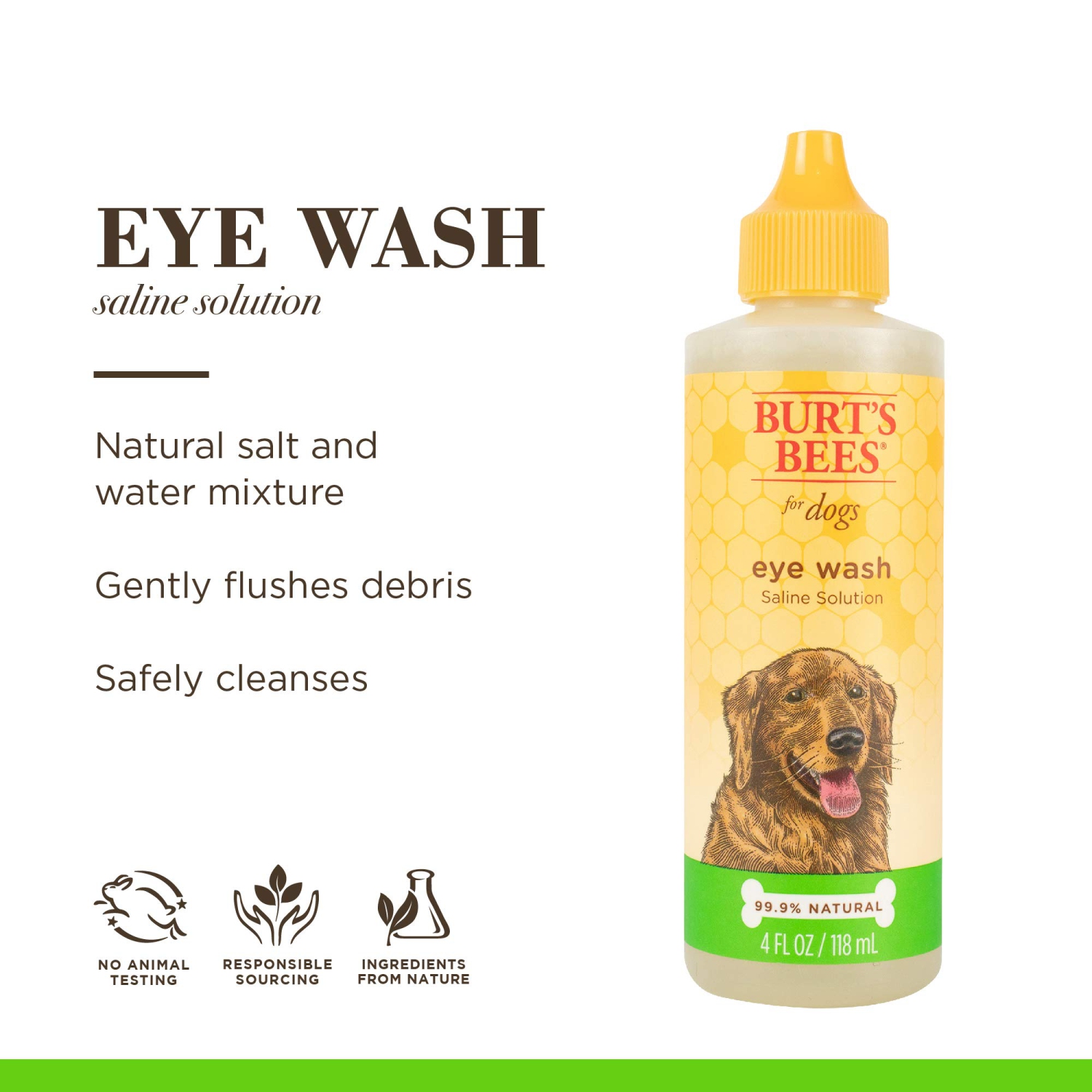 Burt's bees dog hot sale eye wash solution