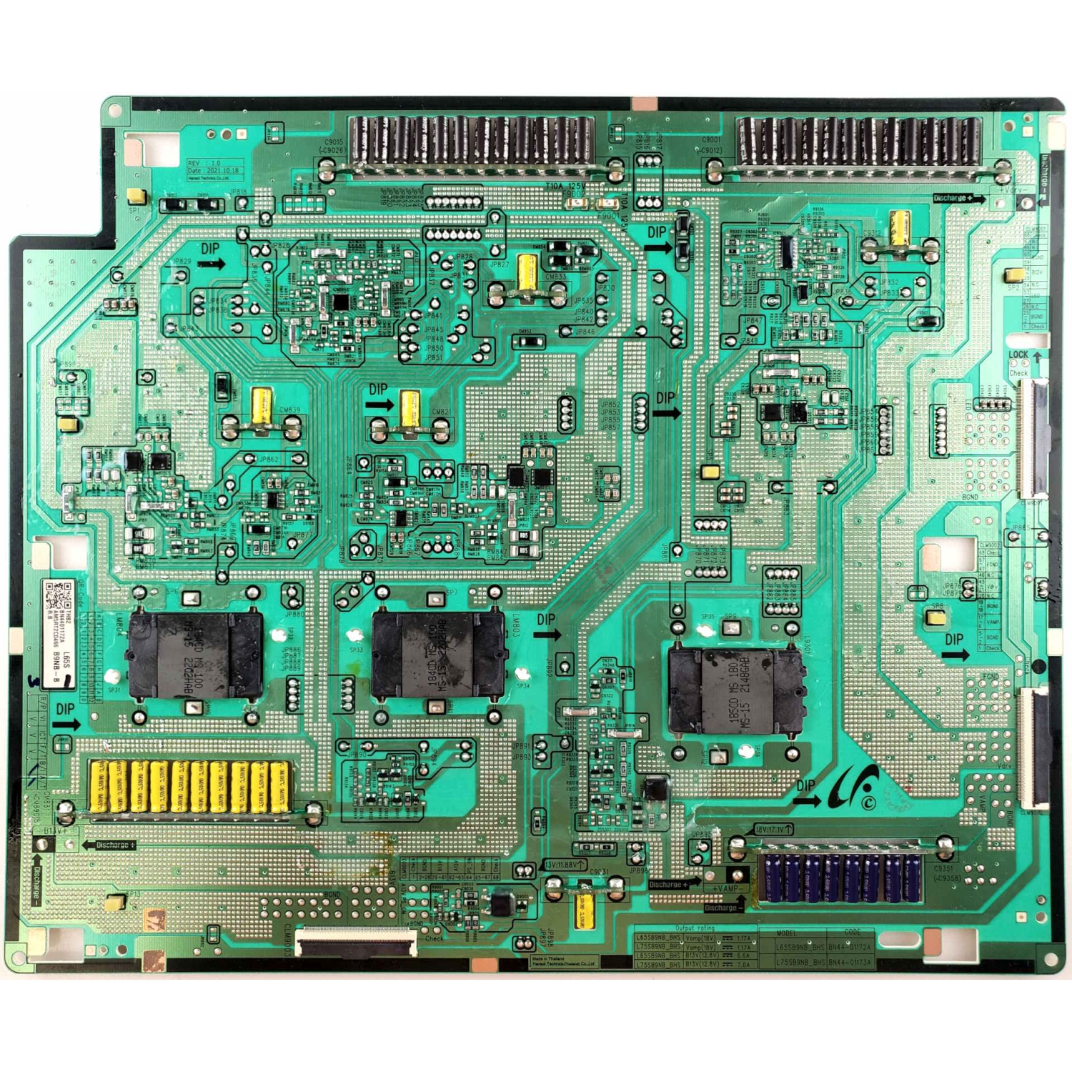 Refurbished (Good) Samsung TV Power Board 65QN800C 65QN900B BN44-01172A