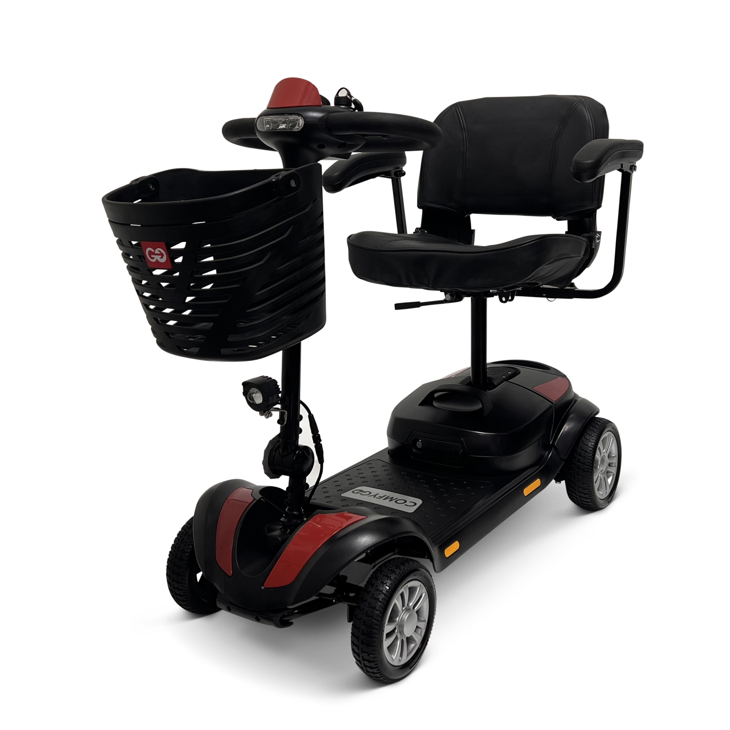 Z-4 Compact Electric Mobility Scooter | Ultra-Light, Foldable | Ideal for Seniors, Adults | Lithium-ion Battery with Up to 20 km Range | Quick-Detach