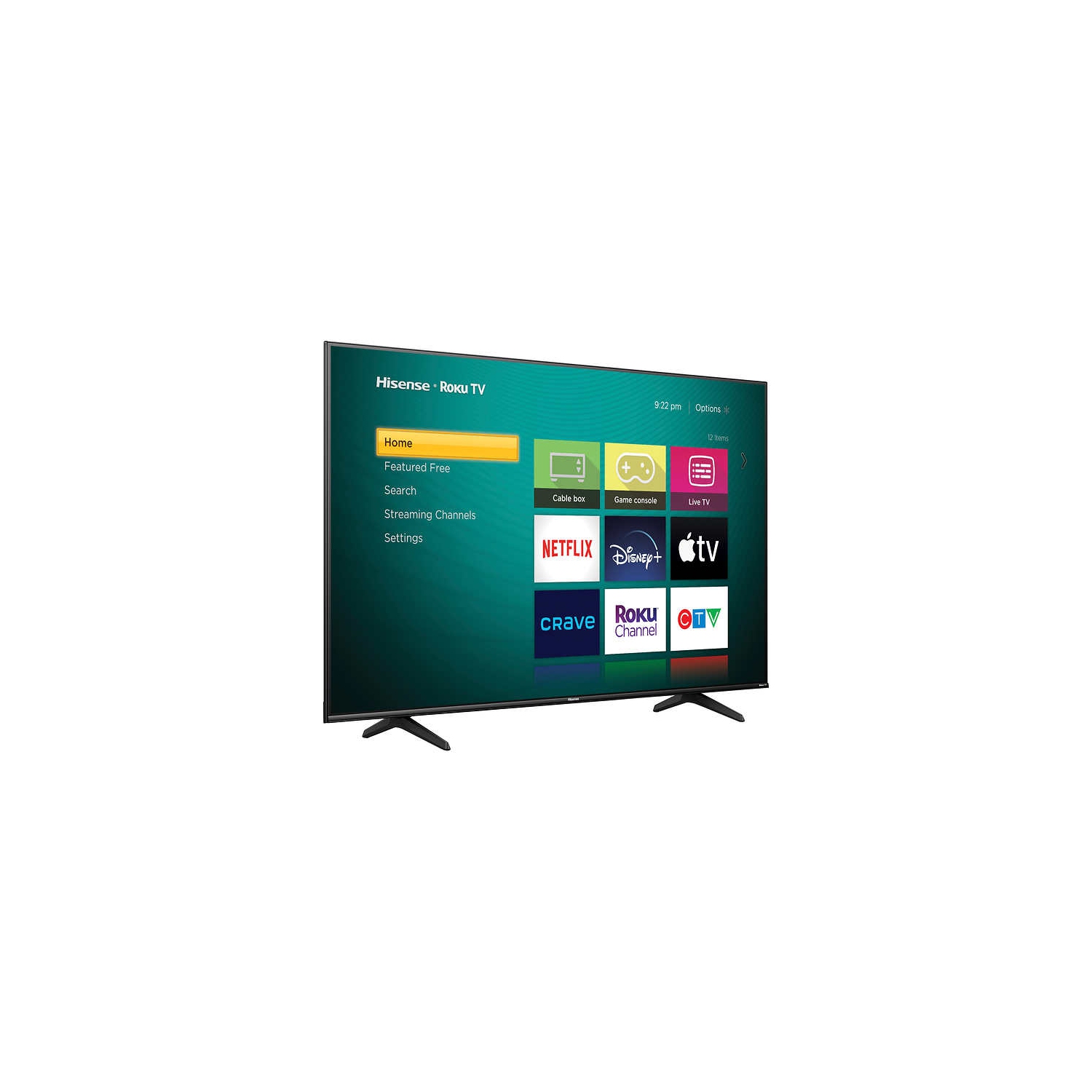 REFURBISHED(Good) - Hisense 65" Roku QLED 4K UHD Smart TV (65U6KR)
