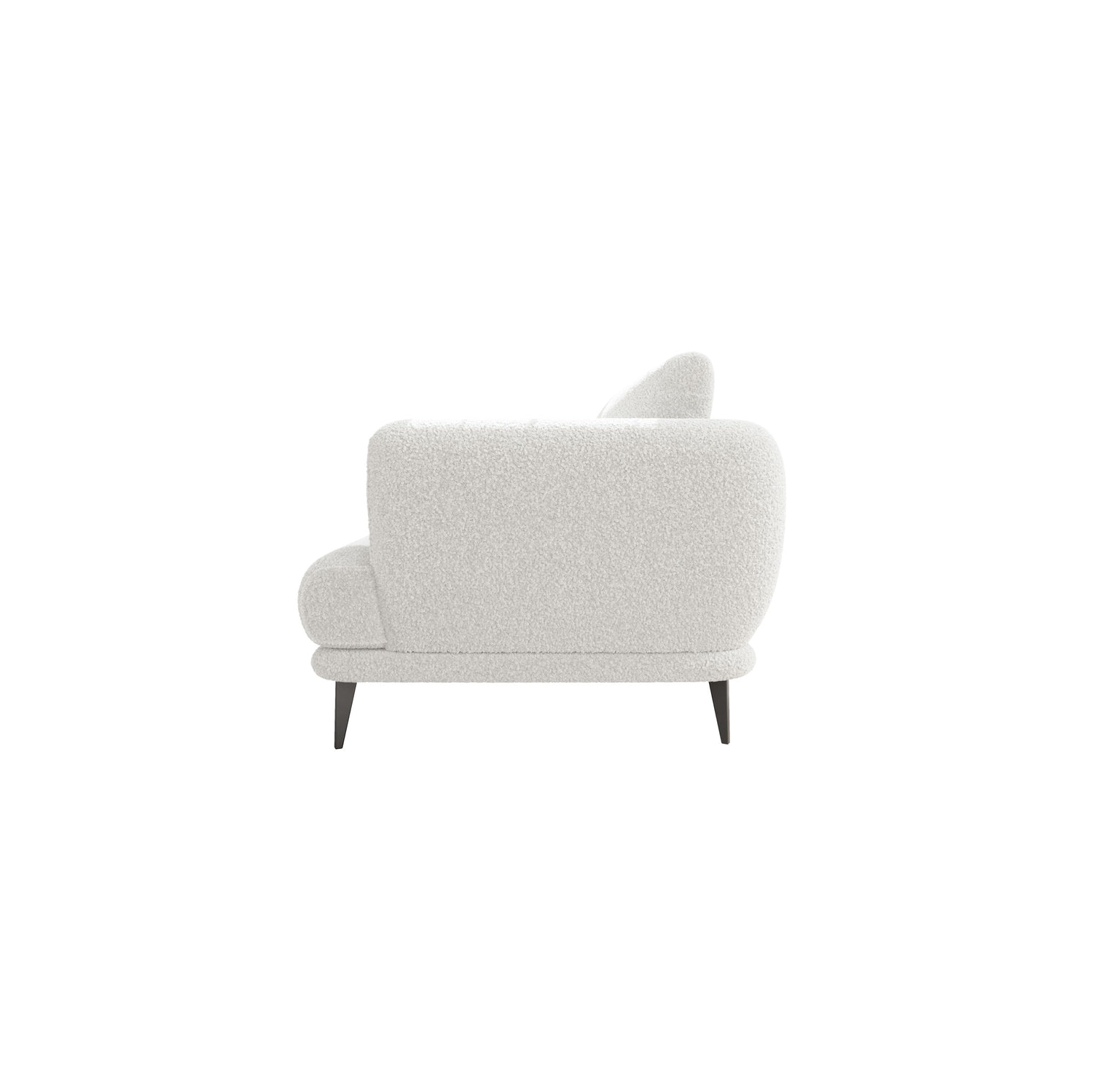 Valencia – Chaise d’appoint en tissu Melissa, blanc