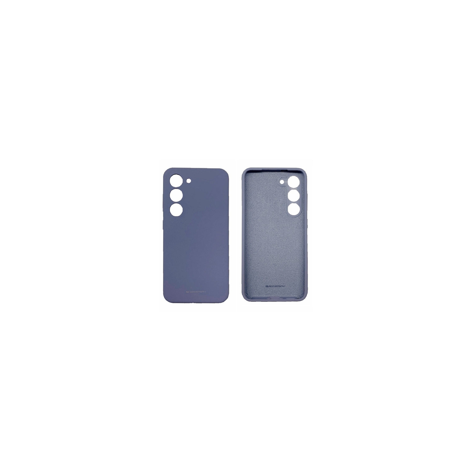 TopSave Goospery Liquid Silicone Gel Rubber Full Body Protection Cover Case For Samsung Galaxy S23 FE, Lavender Gray