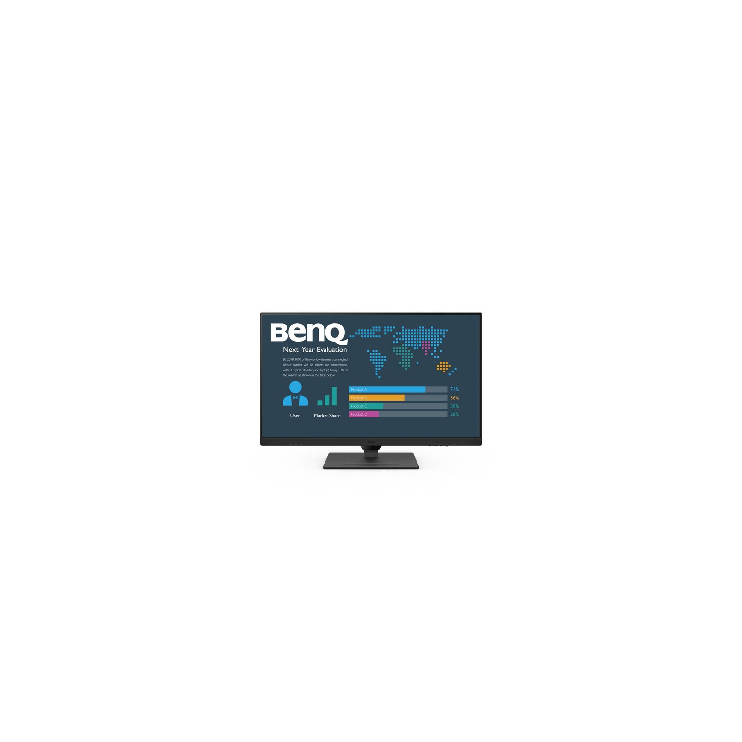 BenQ 23.8" 1080p Business Monitor-(BL2490)