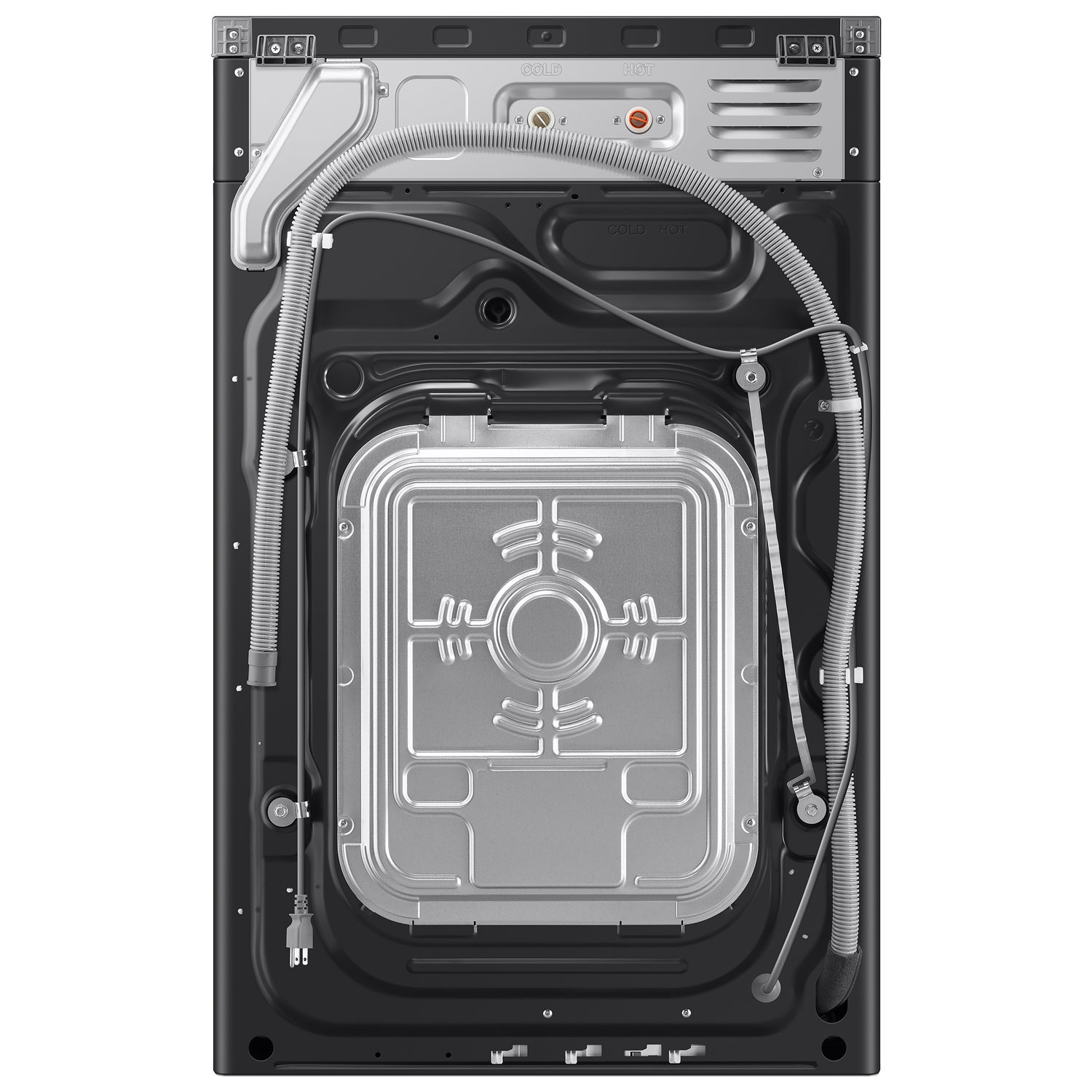 Laveuse-sécheuse à pompe à chaleur hybride de 6,1 pi³ de Samsung - Acier foncé