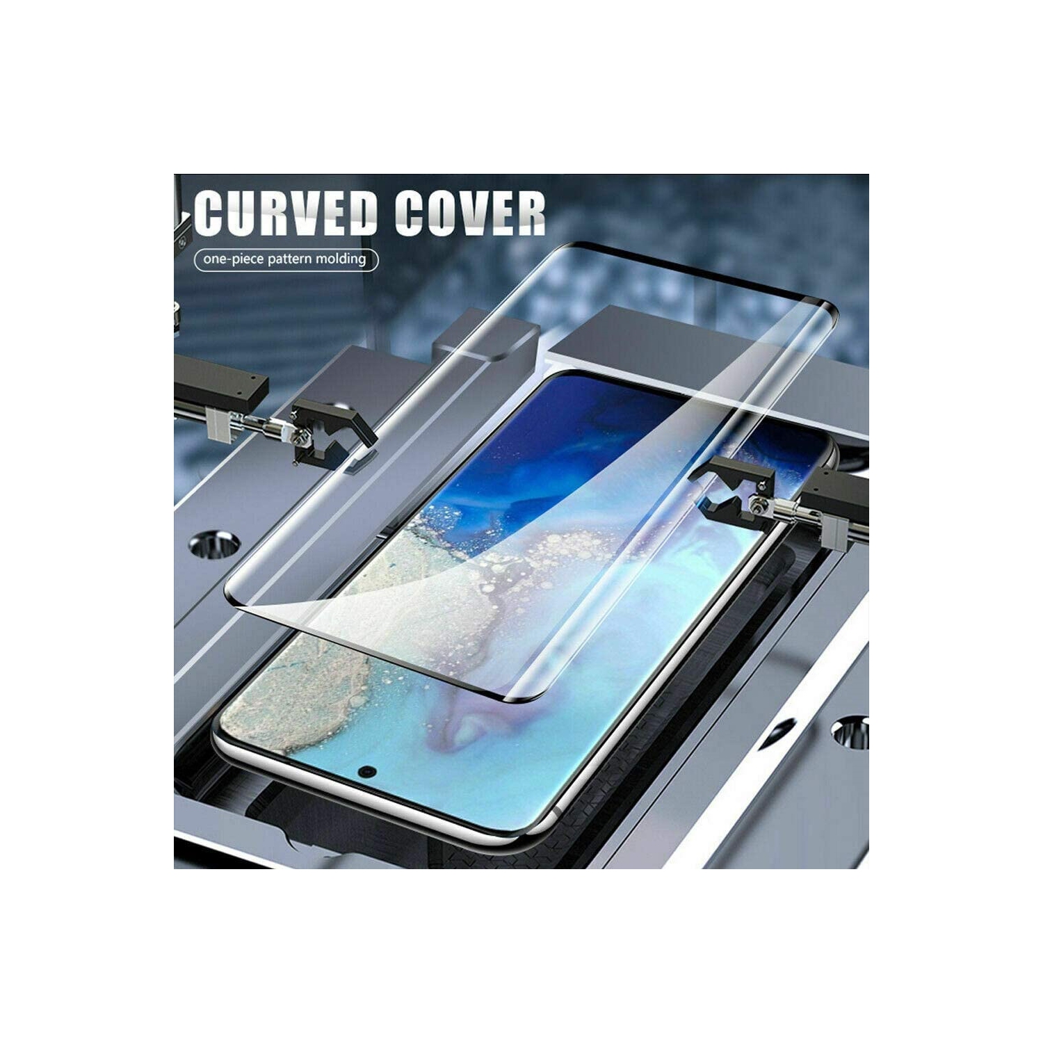 Protecteur d'écran noir pour Galaxy S20 plus de Samsung protecteur d'écran en verre trempé protecteur d'écran pour Samsung S20+