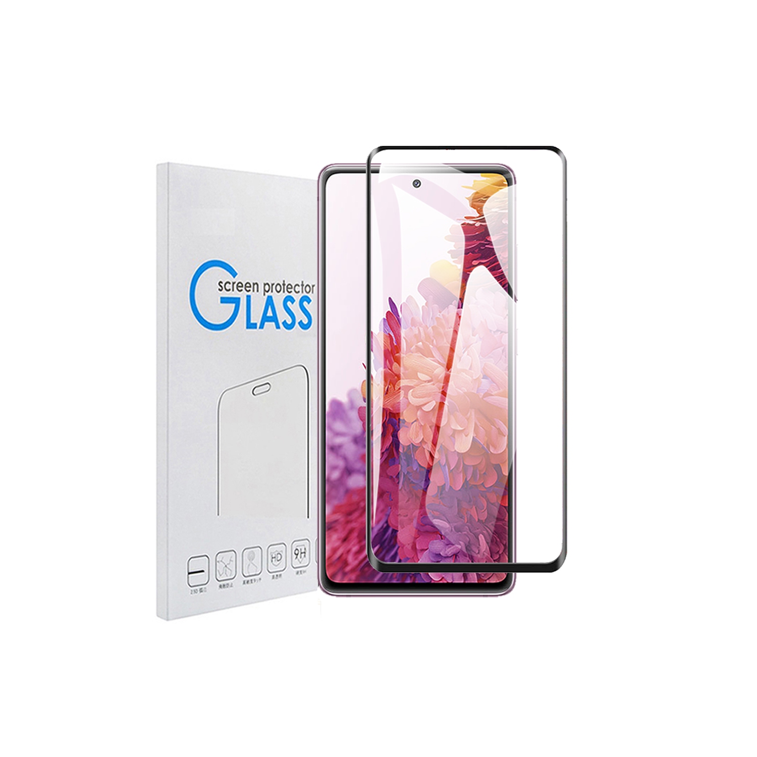 Protecteur d'écran noir pour Galaxy S20 de Samsung protecteur d'écran en verre trempé protecteur d'écran pour S20 de Samsung