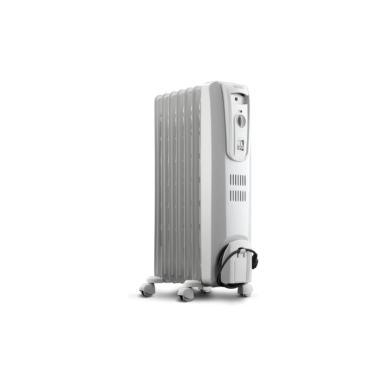 De Longhi Oil Filled Radiator Space Heater Full Room Quiet 1500W