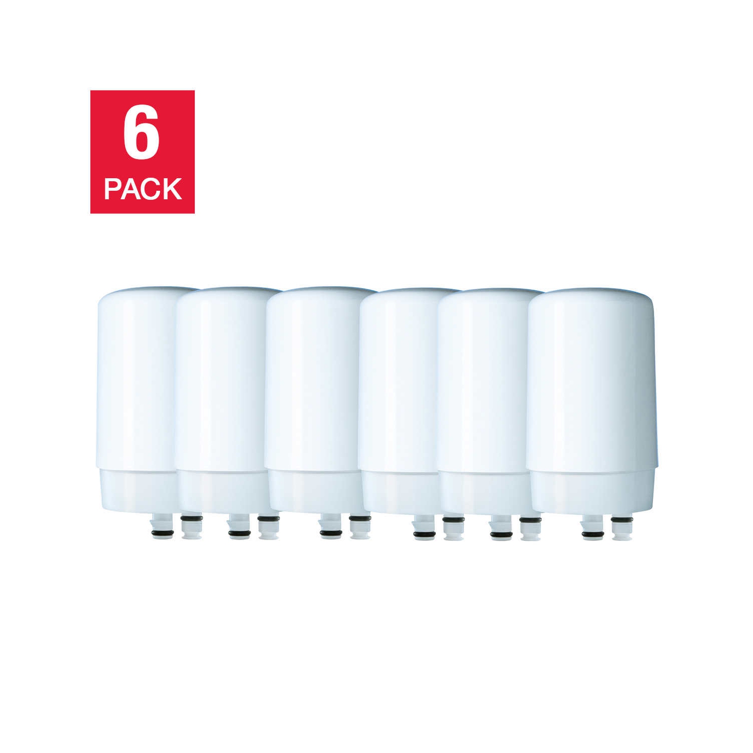 Brita On Tap Faucet Water Filter System Replacement Filters, 6-pack