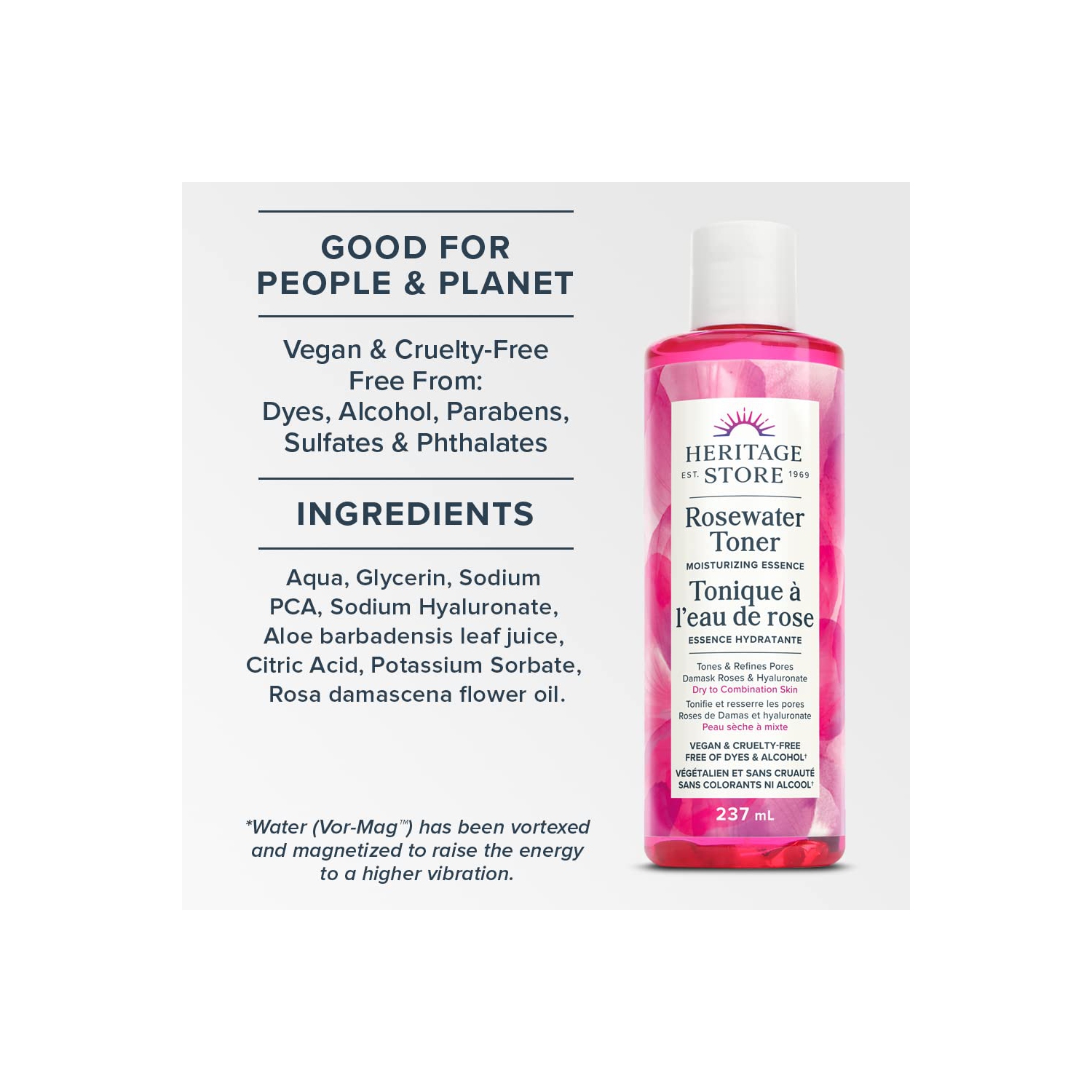 HERITAGE STORE Rosewater Toner Moisturizing Essence