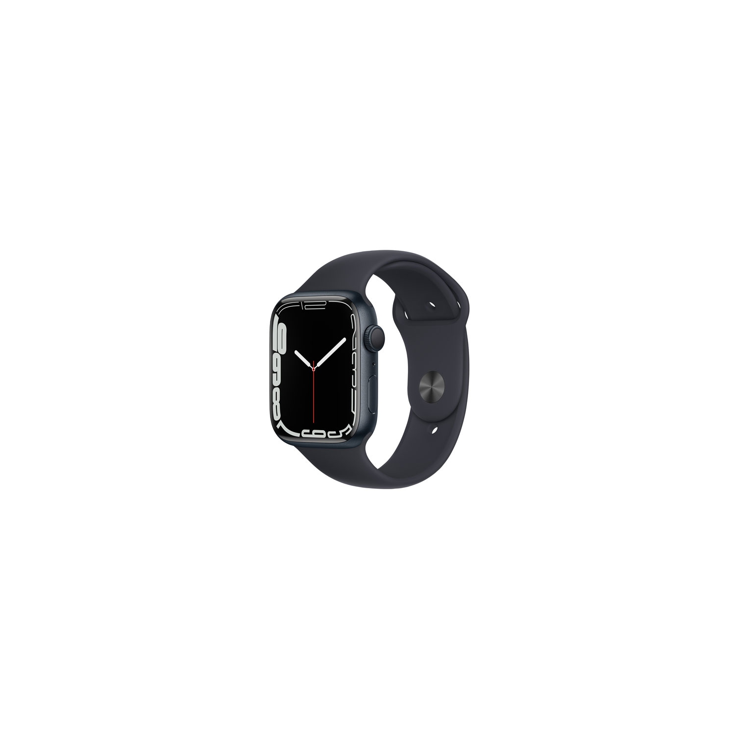 Refurbished (Fair) - Apple Watch Series 7 (GPS) 45mm Midnight Aluminum Case with Midnight Sport Band