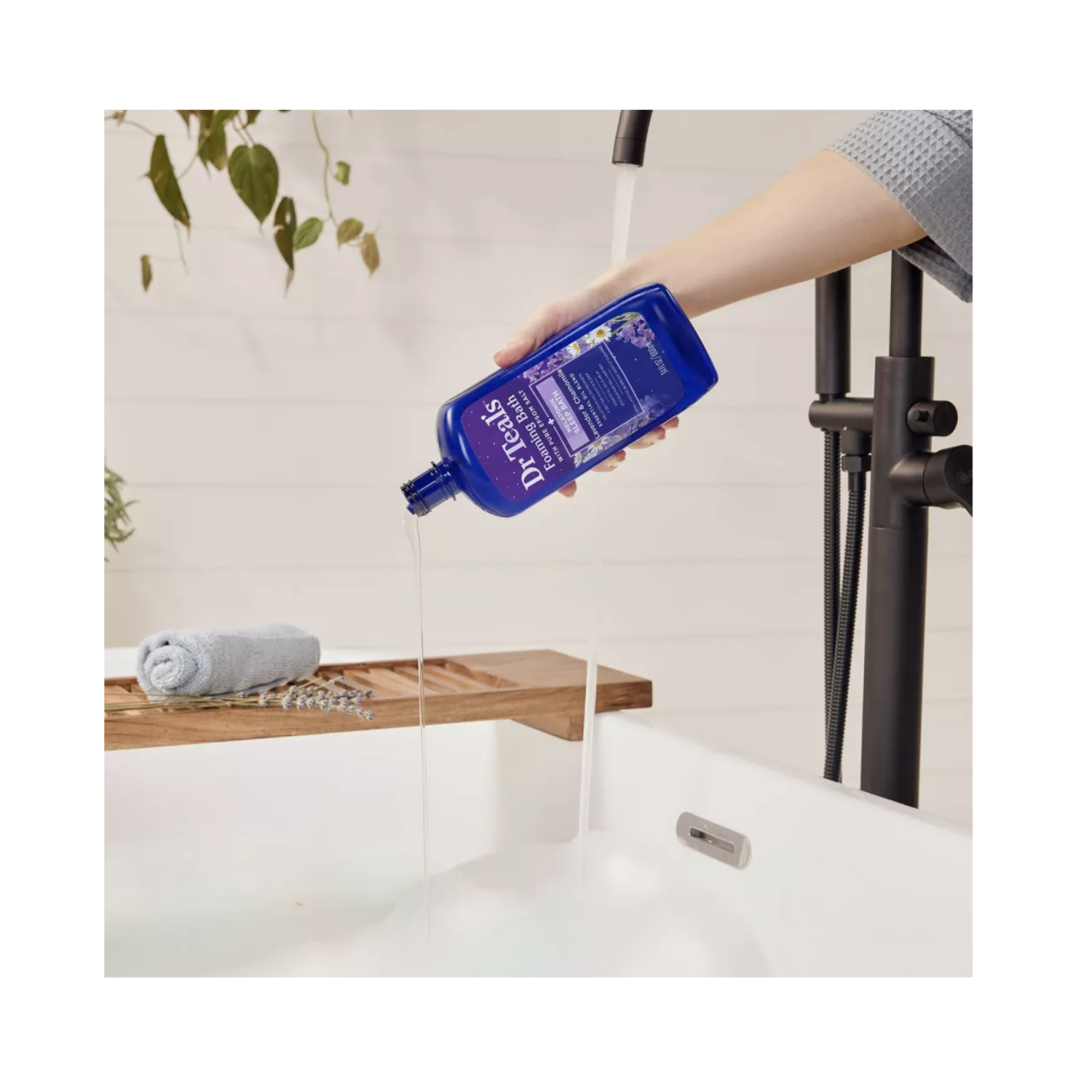 Bain moussant de mélatonine lavande et camomille Sleep de Dr Teal - 34 oz liq