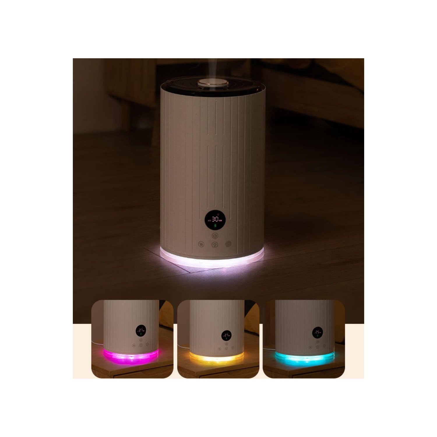 Humidifier P5000 -250 ml/h -UV -Aromatherapy -5 L -rotary