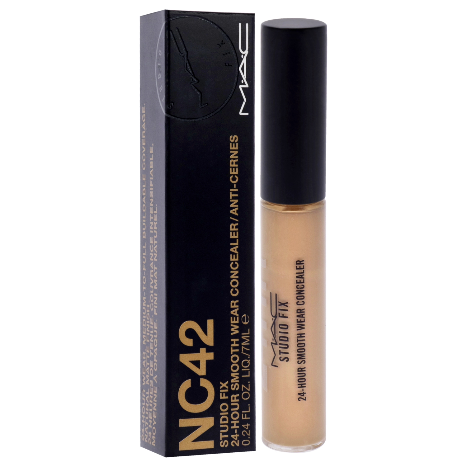 Cache-cernes Studio Fix 24 heures Smooth Wear - NC42 par MAC pour femme - cache-cernes 0,24&nbsp;oz