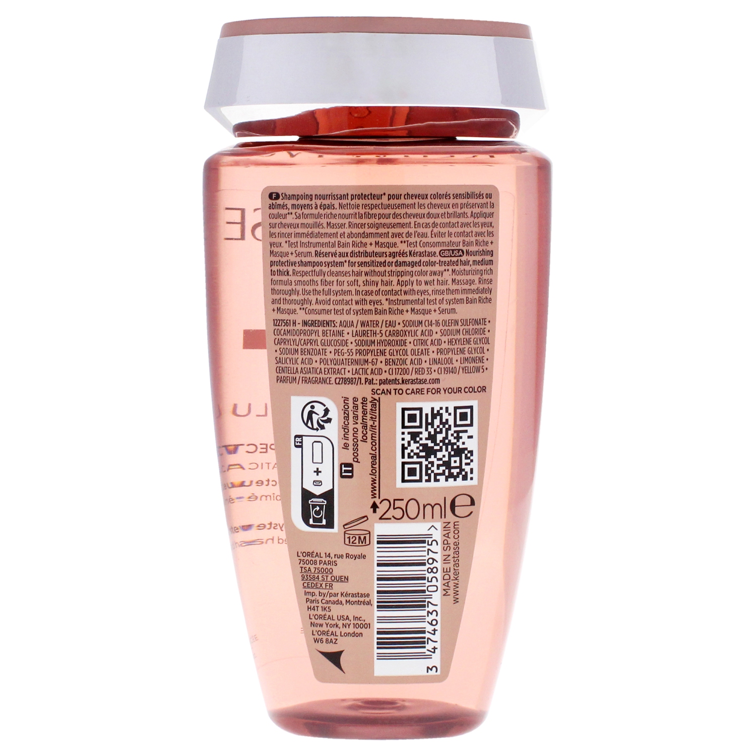 Shampooing respect Chroma Absolu bain bain Riche par Kerastase pour unisexe - 8,5&nbsp;oz Shampoo