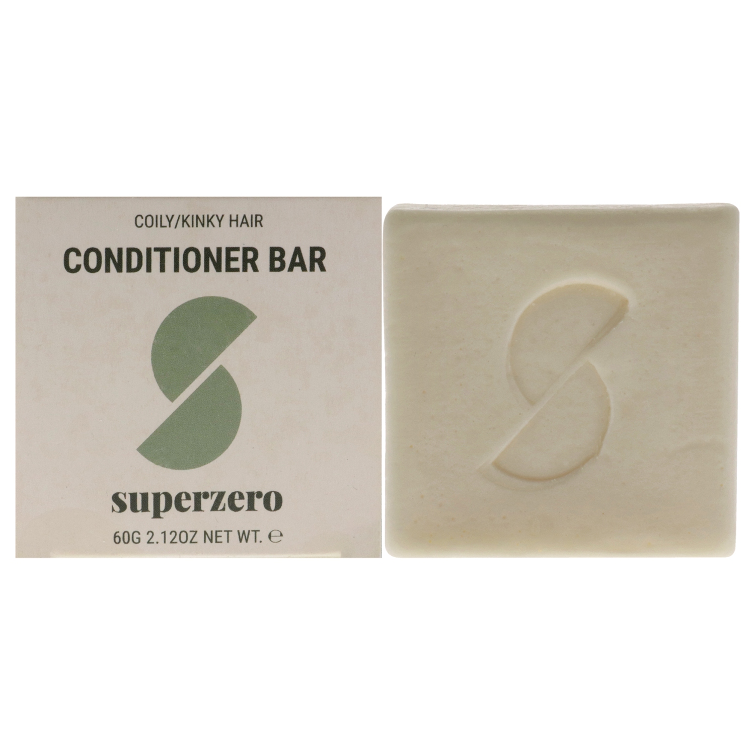 Conditioner Bar - Coily-Kinky Hair by Superzero for Unisex - 2.12 oz Conditioner