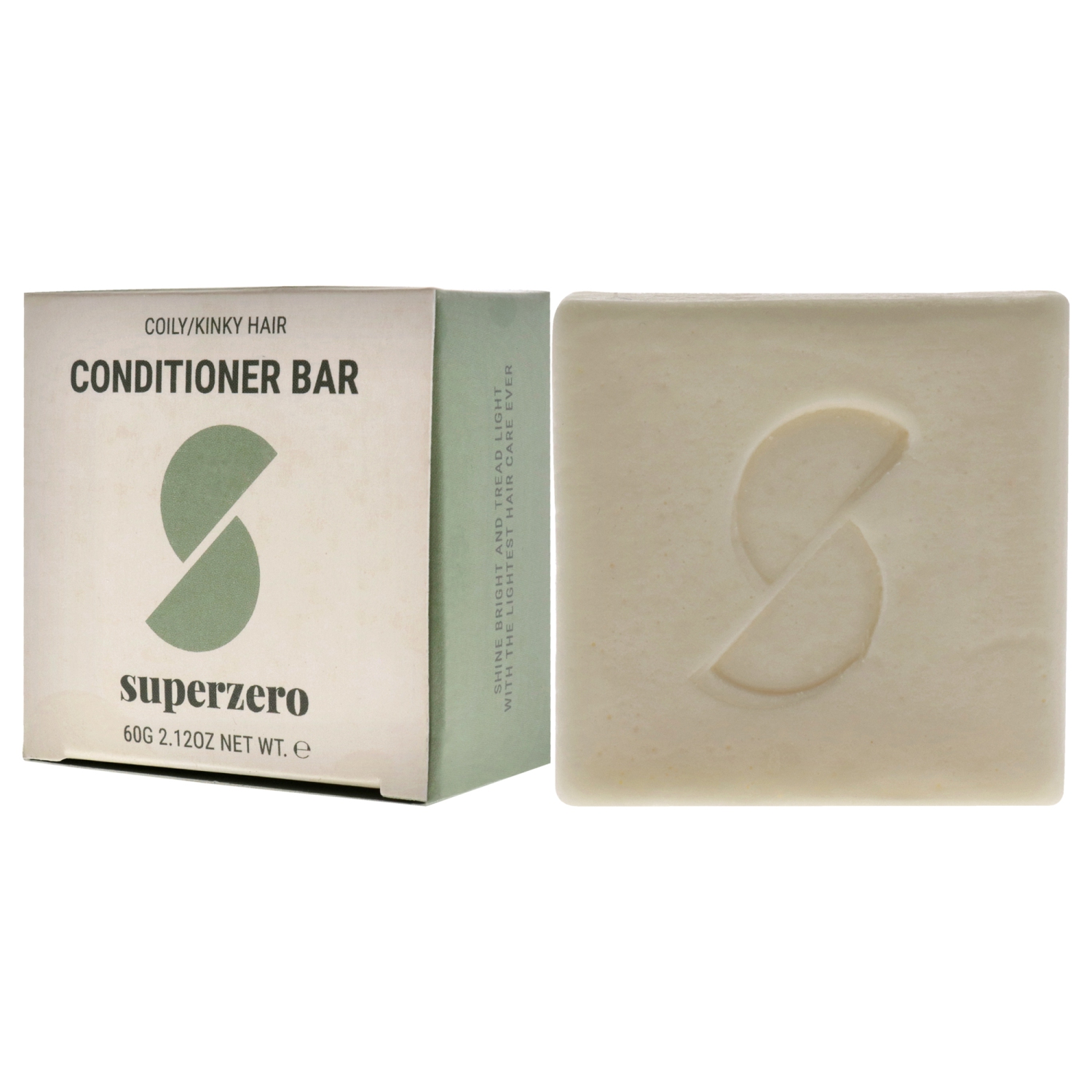 Conditioner Bar - Coily-Kinky Hair by Superzero for Unisex - 2.12 oz Conditioner