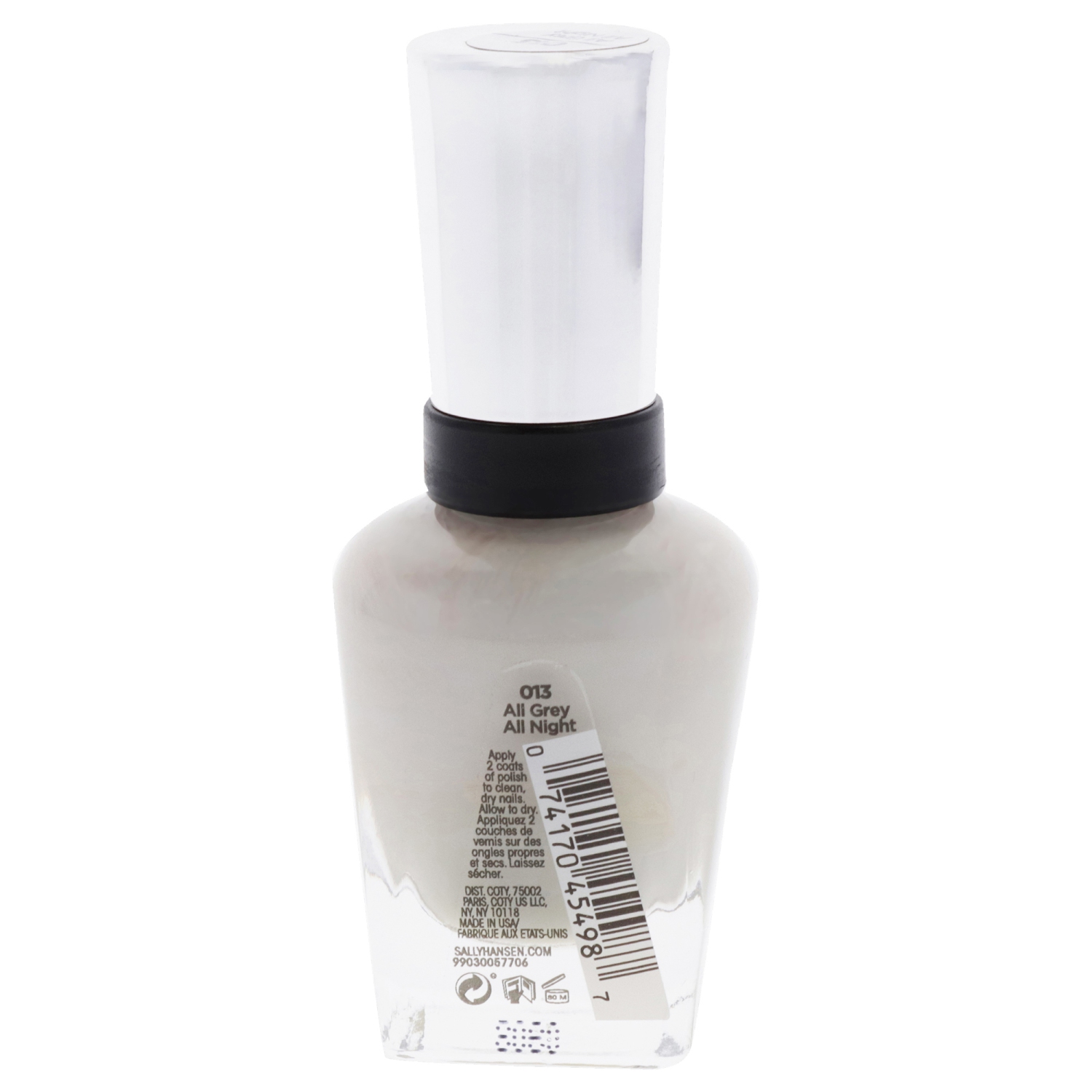 Complete salon Manicure - 013 All Grey All Night par Sally Hansen for Women - vernis à ongles 0,5&nbsp;oz