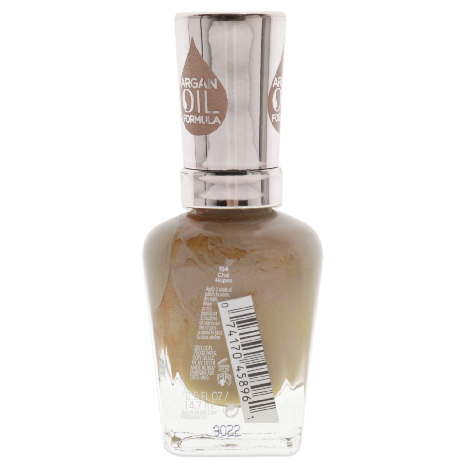 Color Therapy Nail Polish - 154 Chai Hopes by Sally Hansen for Women - 0.5 oz Nail Polish