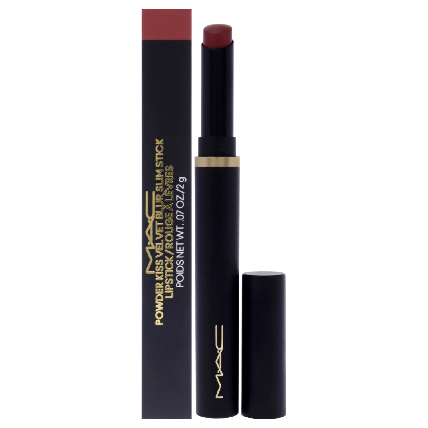 Powder Kiss Velvet Blur Slim Stick - Stay Curious by MAC for Women - 0.7 oz Lipstick