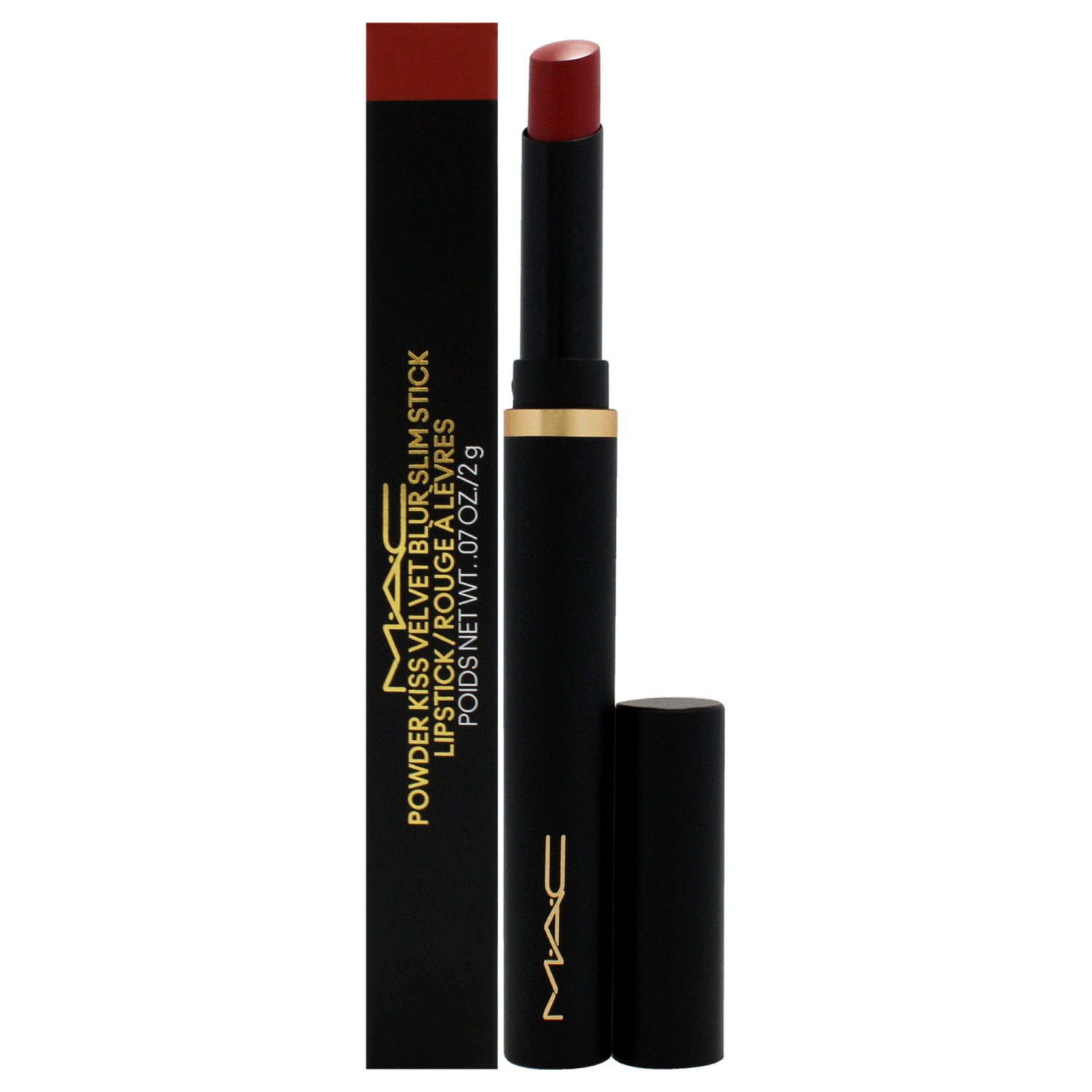 Powder Kiss Velvet Blur Slim Stick - Sweet Cinnamon by MAC for Women - 0.7 oz Lipstick