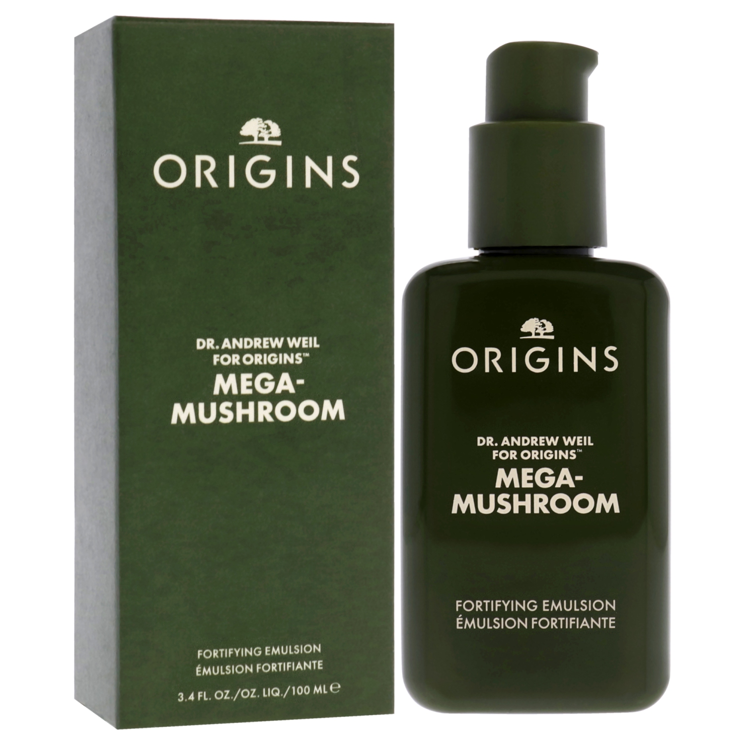 Dr Andrew Weil For Origins Mega Mushroom by Origins for Women - 3.4 oz Emulsion