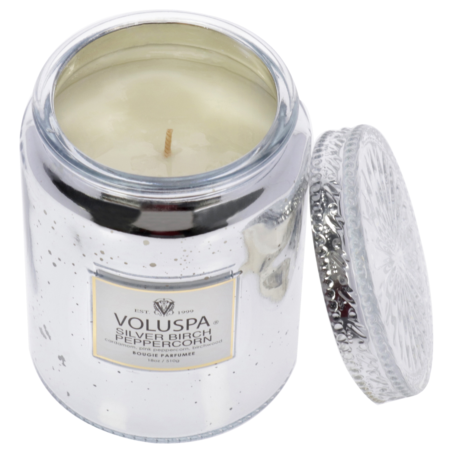 Silver Birch Peppercorn - Large by Voluspa for Unisex - 18 oz Candle