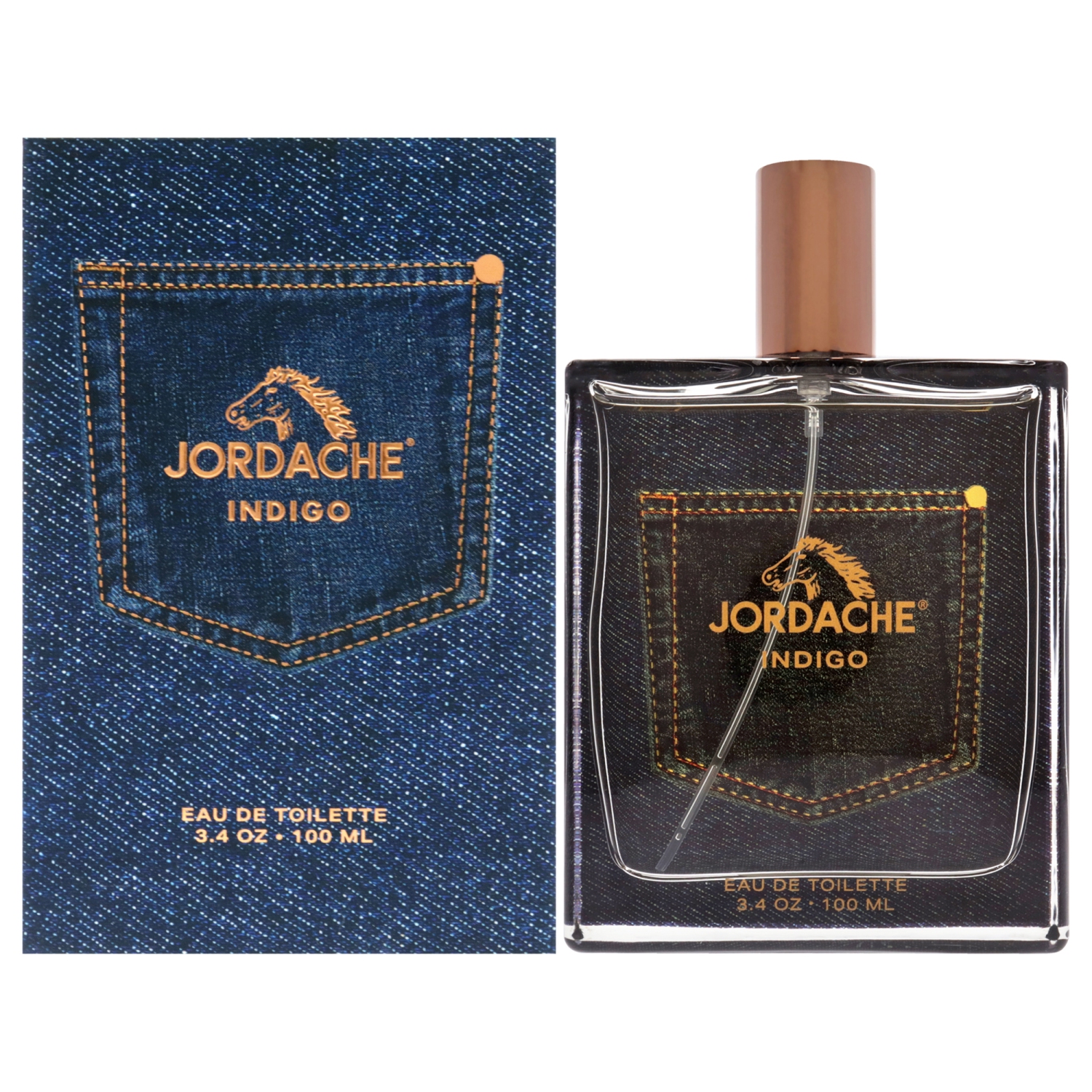 Jordache Indigo By Jordache Edt Spray 3.4 Oz For Men