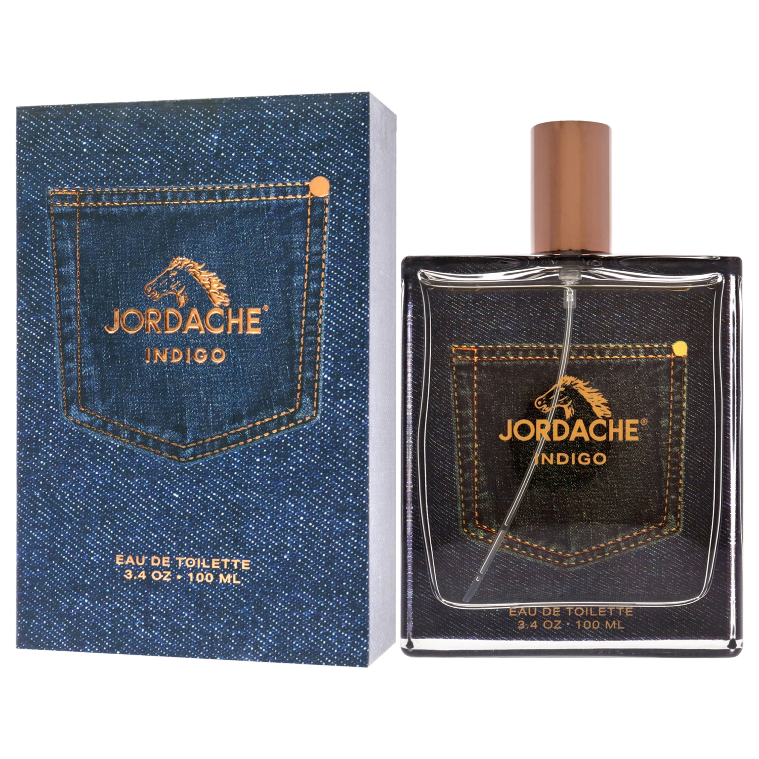 Jordache Indigo By Jordache Edt Spray 3.4 Oz For Men