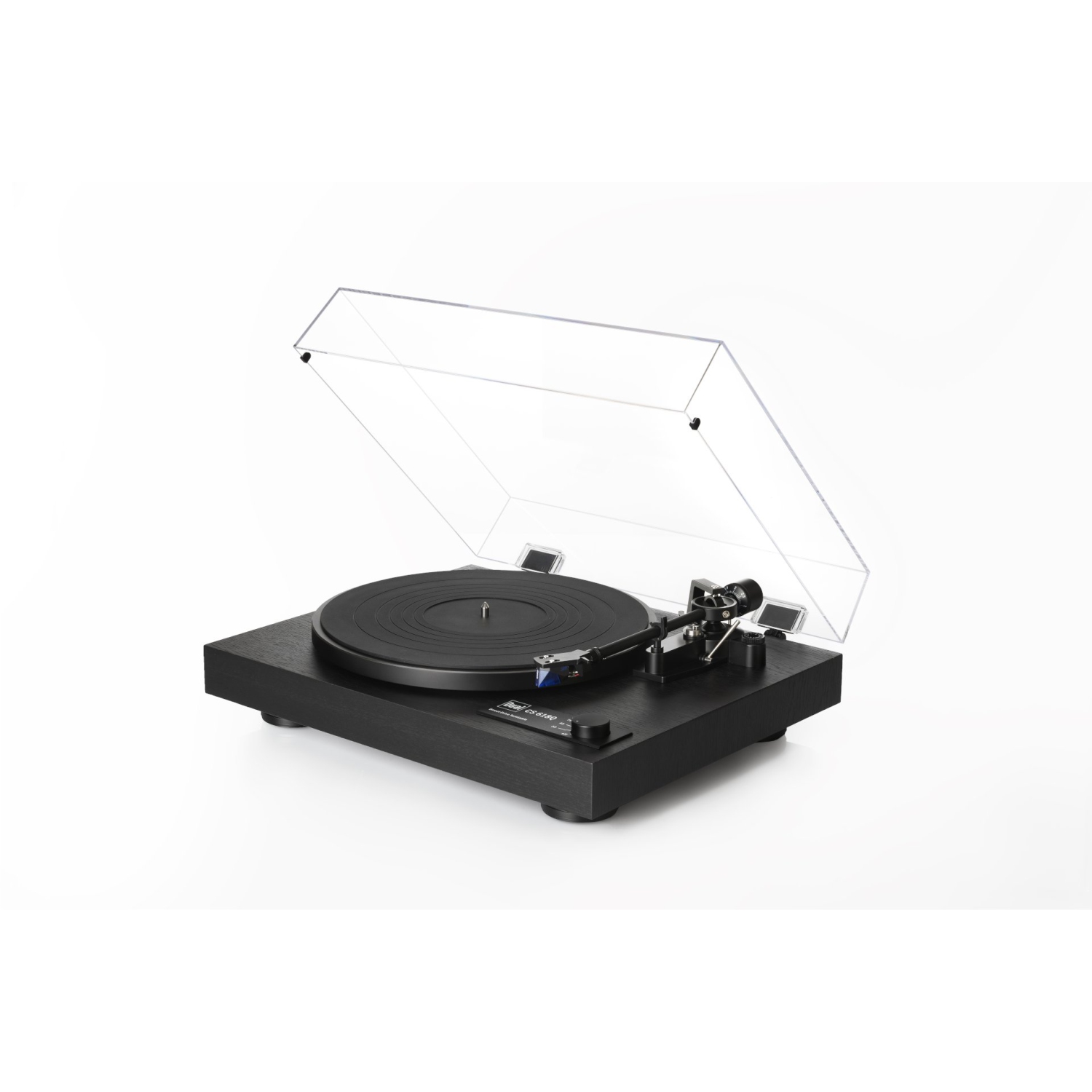 DUAL CS 618Q MANUAL HIFI-TURNTABLE-BLACK VENEER FINISH