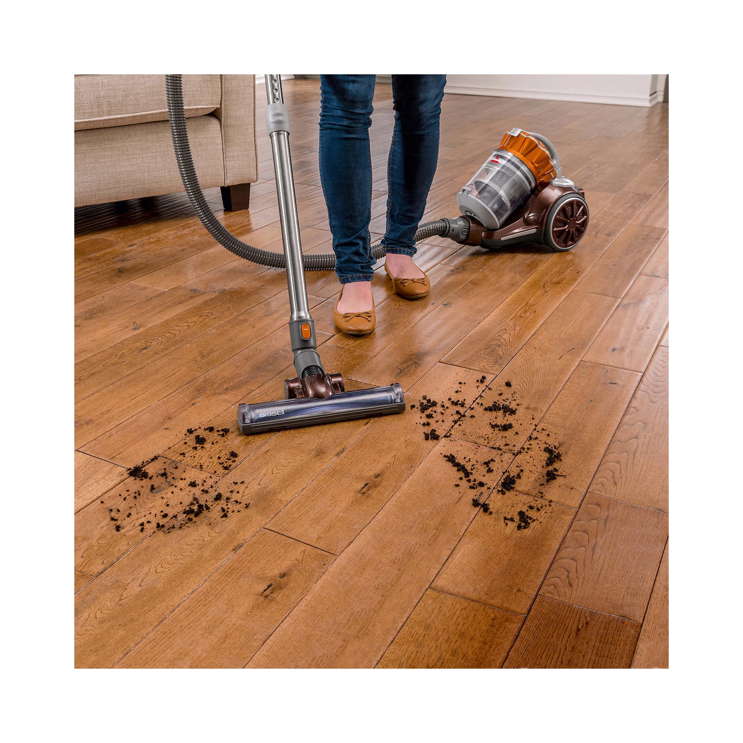 Aspirateur-traîneau sans sac multi-cyclonique Hard Floor Expert de Bissell