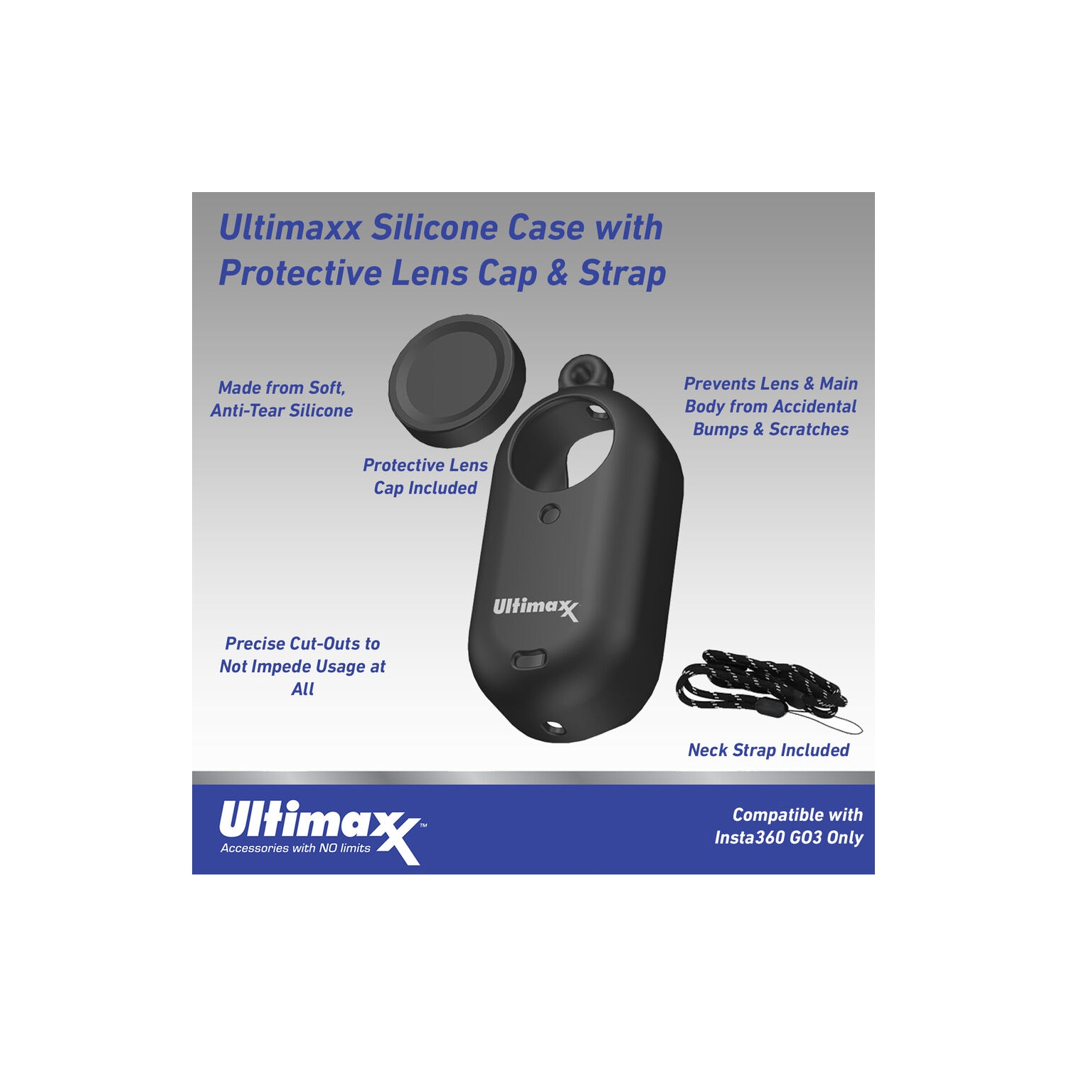 Caméra d'action étanche GO 3 de Insta360 GO3 - Ensemble d'accessoires pour 10PC