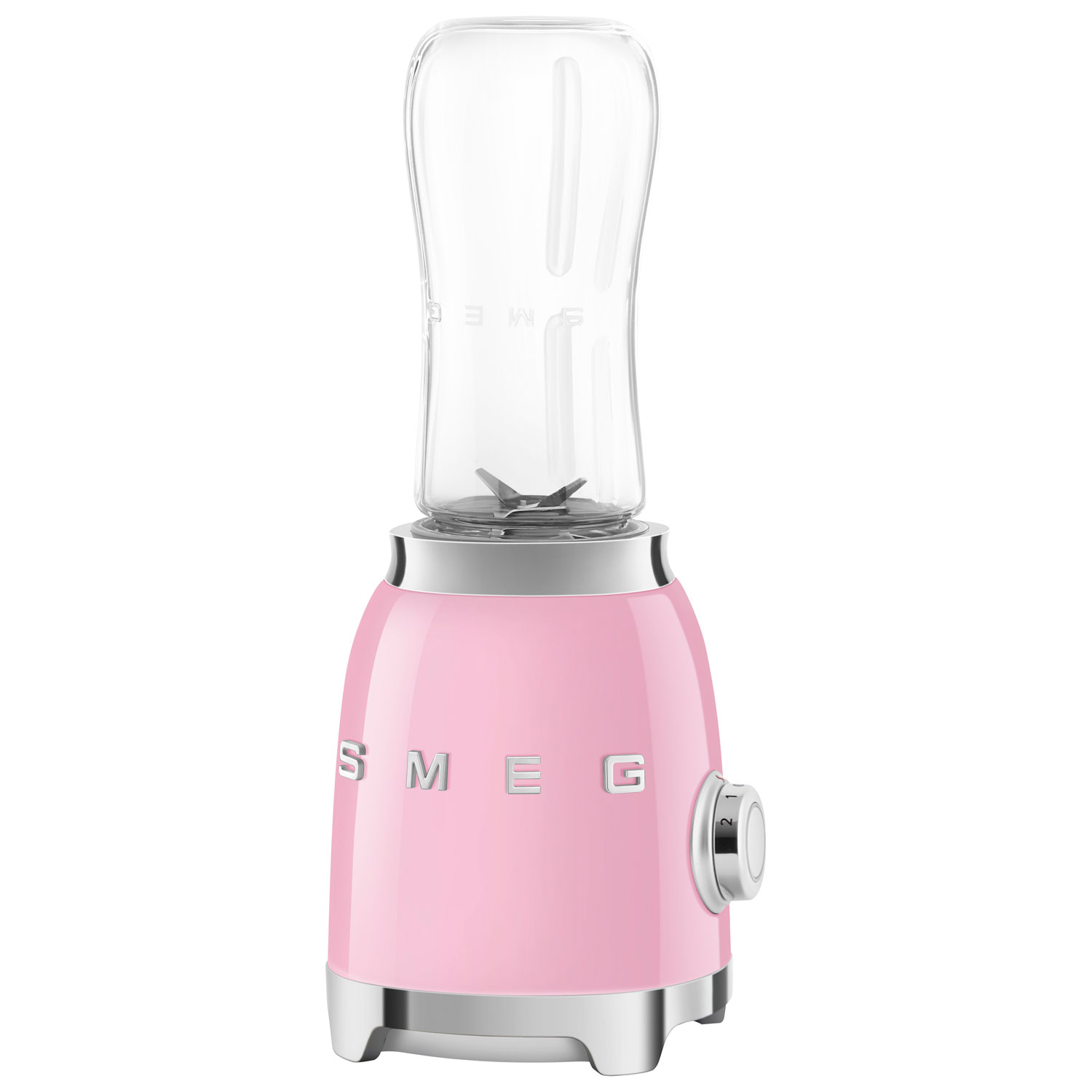 Smeg 0.6L Personal Blender - Pink