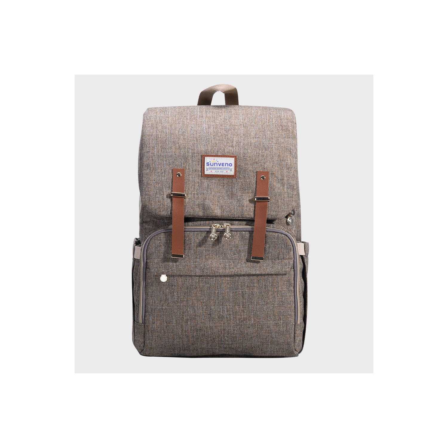 Sunveno Canvas Diaper Bag Backpack