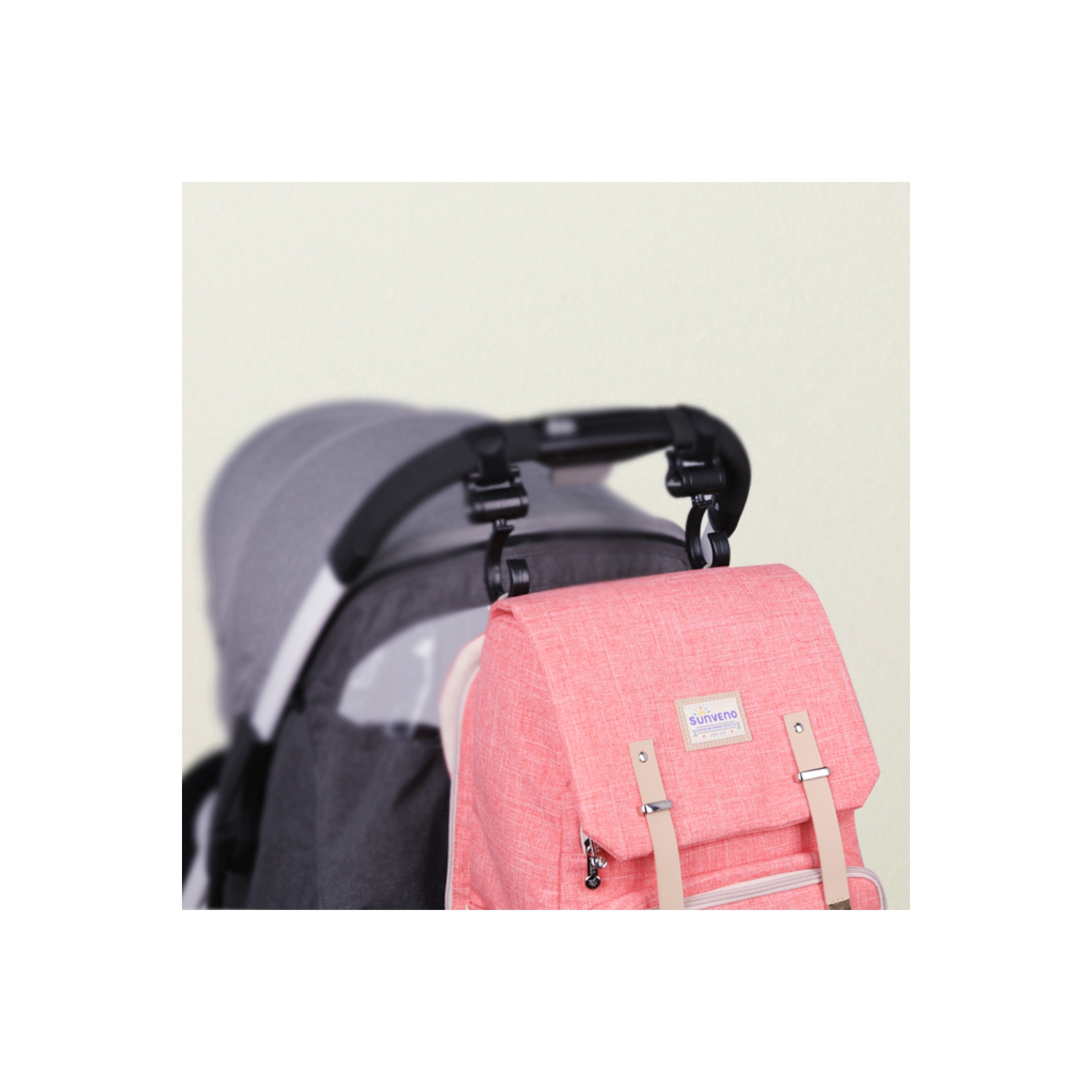 Sunveno Canvas Diaper Bag Backpack