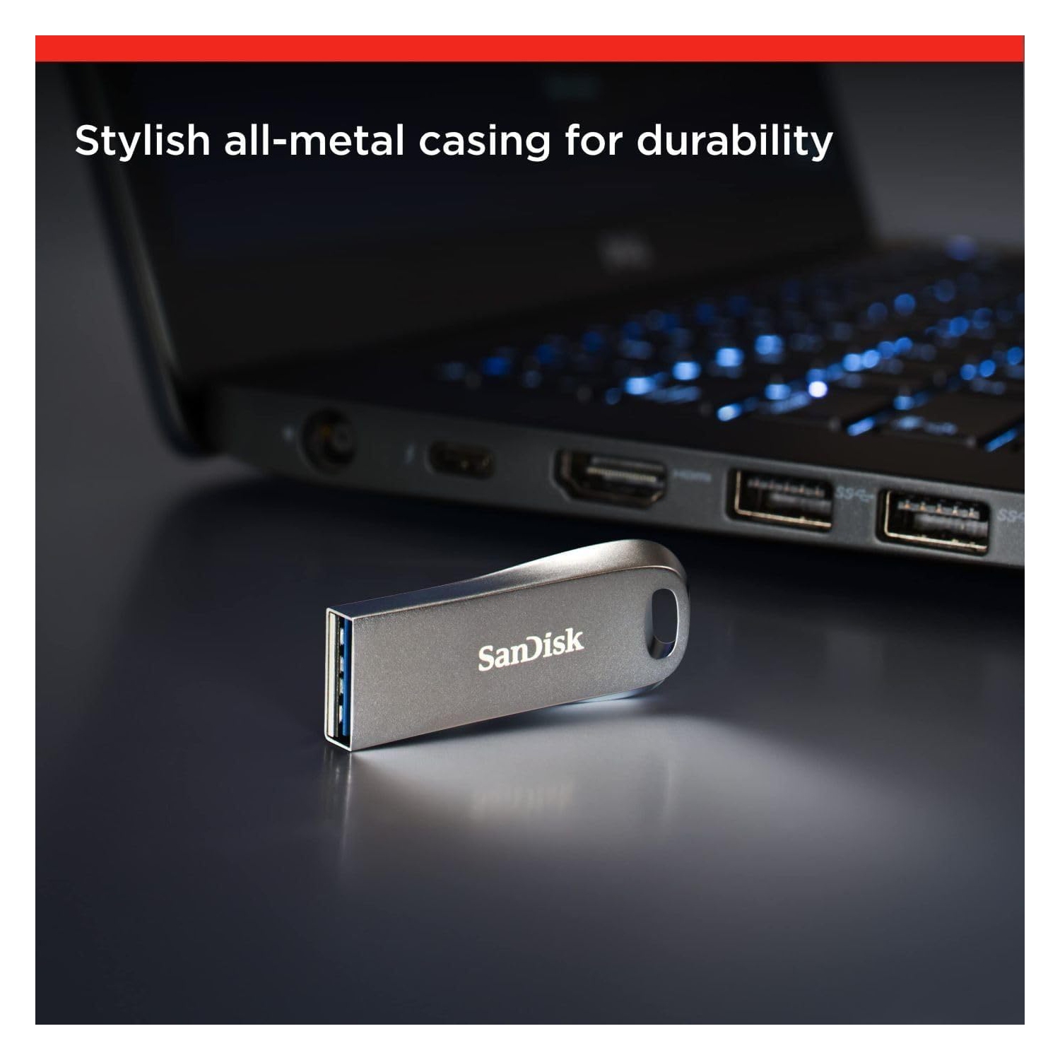 Clé USB 3,2 Ultra luxe de 1 400MB Go/s 256&nbsp;Go de SanDisk - SDCZ74-256G-GAM46