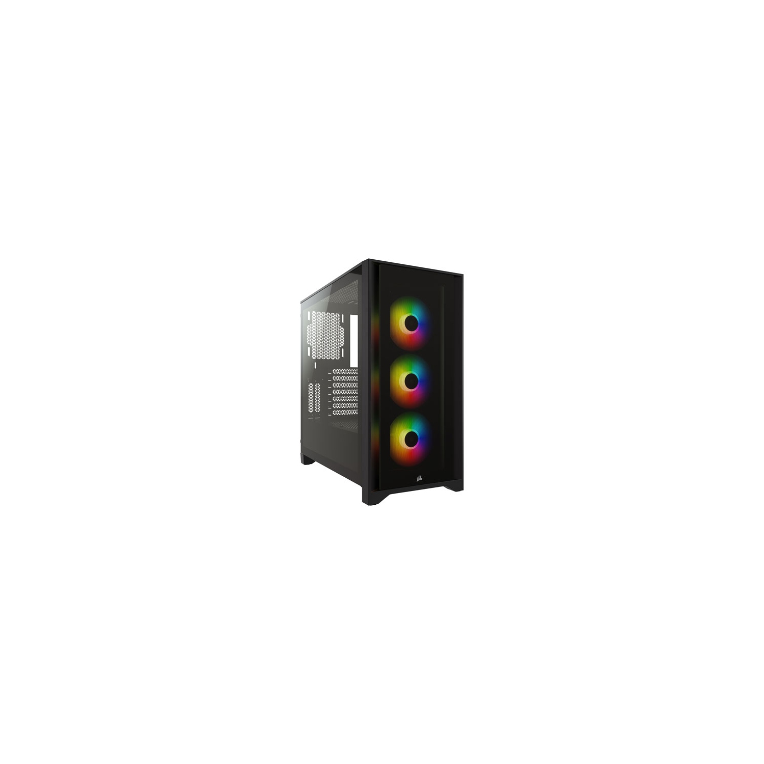 Tour d'ordinateur mi-haute ATX iCUE 4000X RGB de Corsair - Noir CC-9011204-WW - remis à neuf