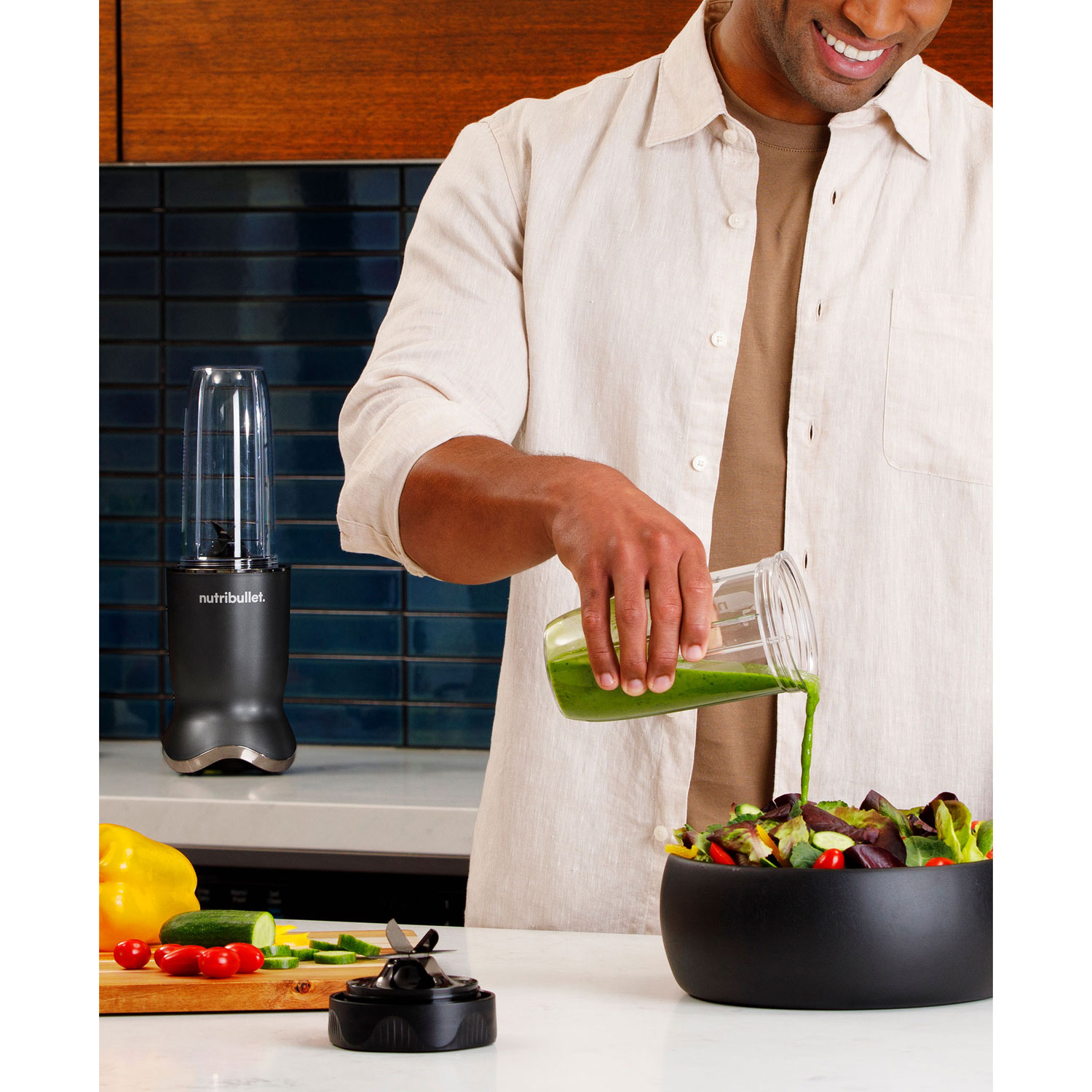 Tasses De Rechange Pour Mixeur Nutribullet 900W - Lot Avec Couvercles, 18/24/32 Oz, PC Et ABS Alimentaire