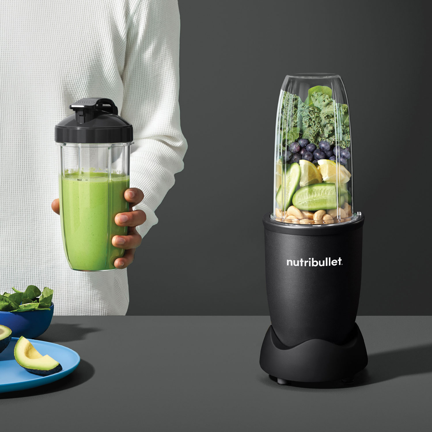 NutriBullet Pro 0.9L 900-Watt Single Serve Blender - Matte Black