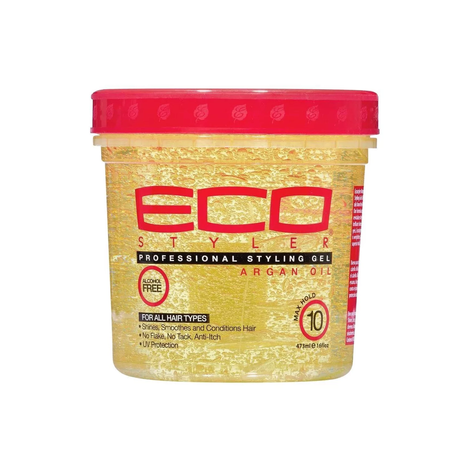 ECO STYLE Professional Styling Gel with Argan Oil - 16 fl oz, 2pk