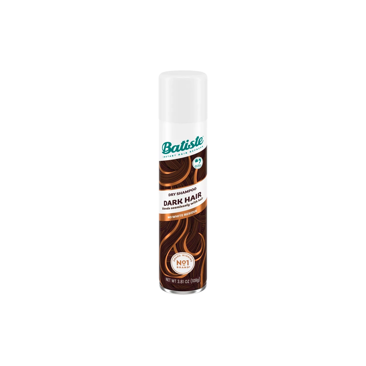 Shampooing sec Batiste brun foncé - 3,81&nbsp;oz, paq./2