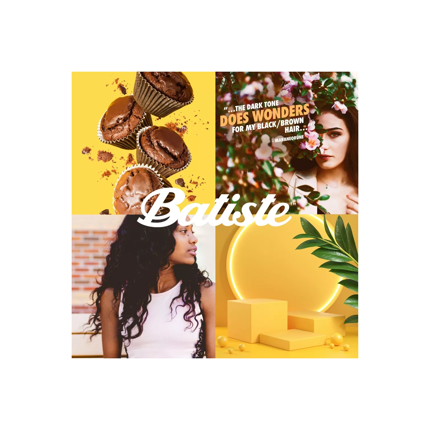 Shampooing sec Batiste brun foncé - 3,81&nbsp;oz, paq./2