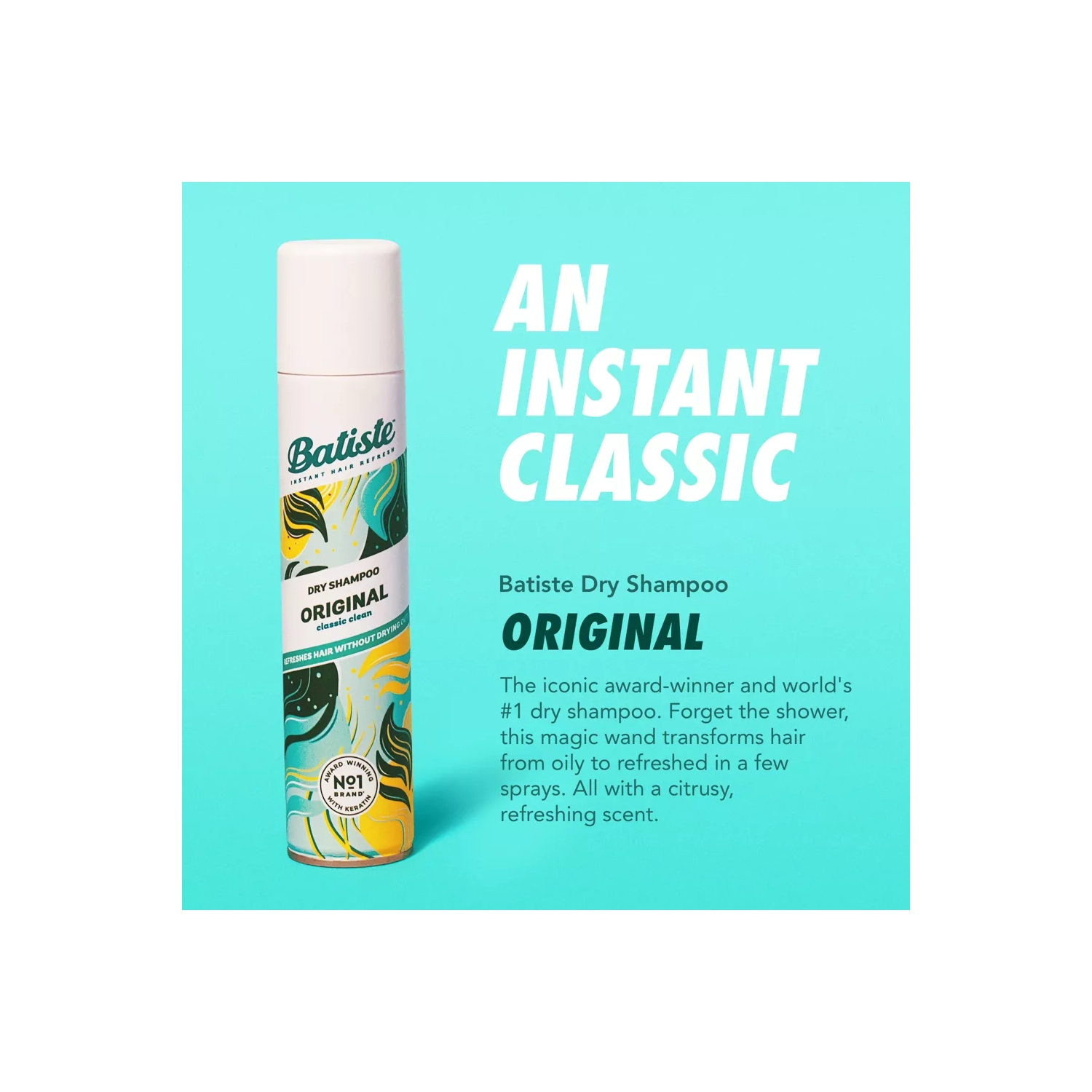 Batiste Original Dry Shampoo 5.71oz, 2-Pack