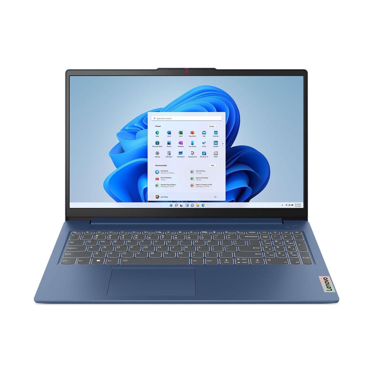 Lenovo Ideapad Slim 3 15.6" FHD Ryzen 5 7530U 8GB 512GB SSD Windows 11 Abyss Blue Refurbished Good